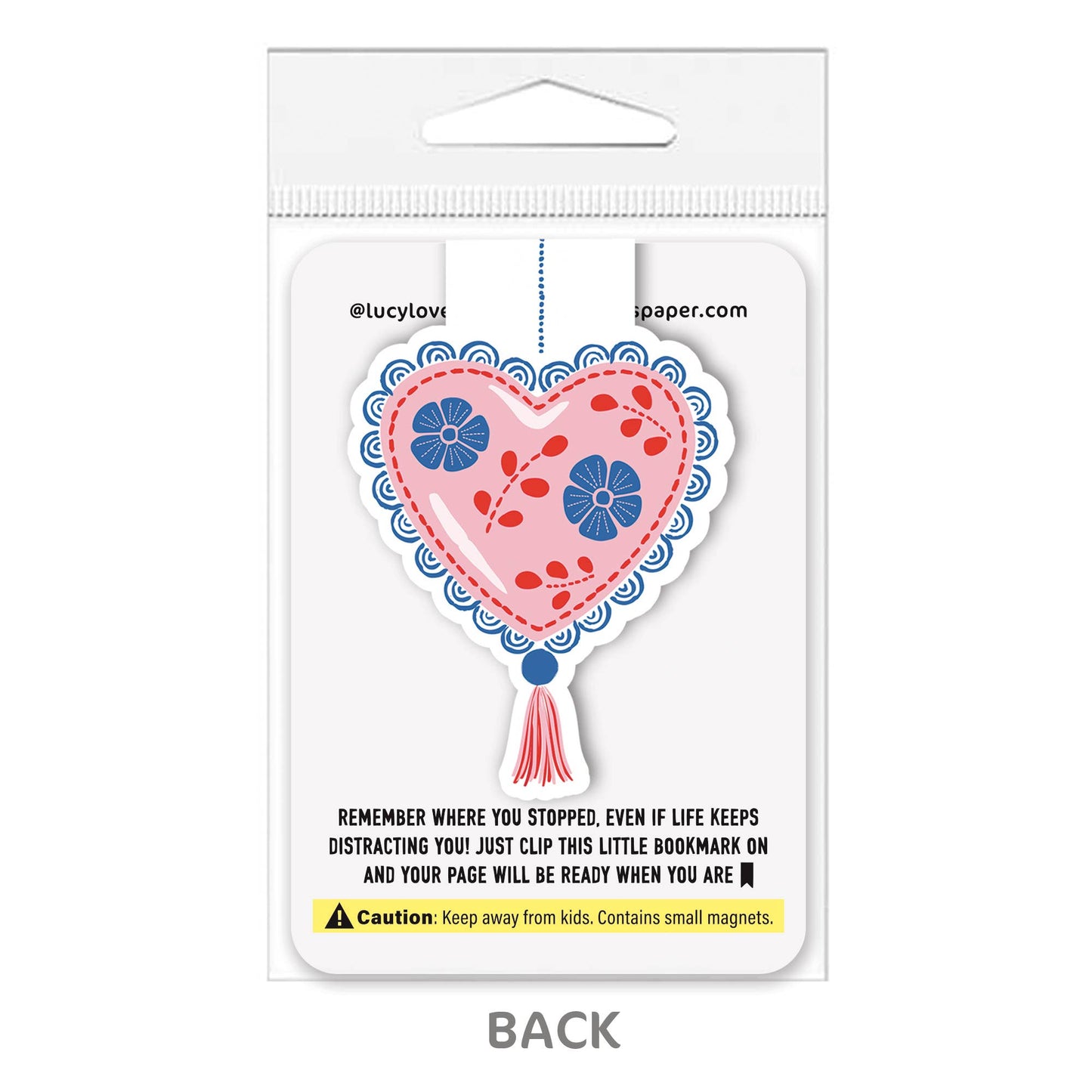 Magnetic Bookmark | Mexican Heart Ornament