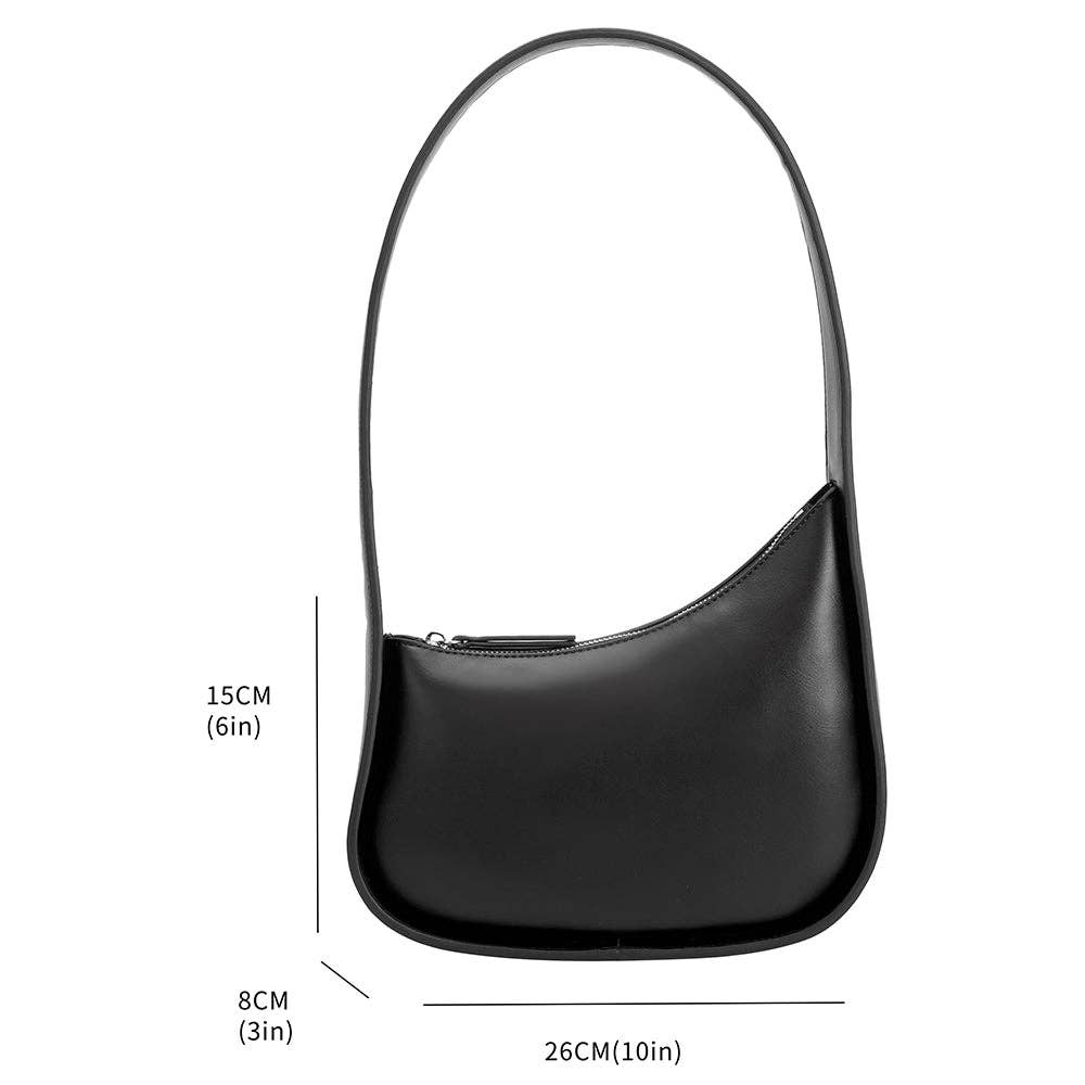 Willow Espresso Recycled Vegan Shoulder Bag