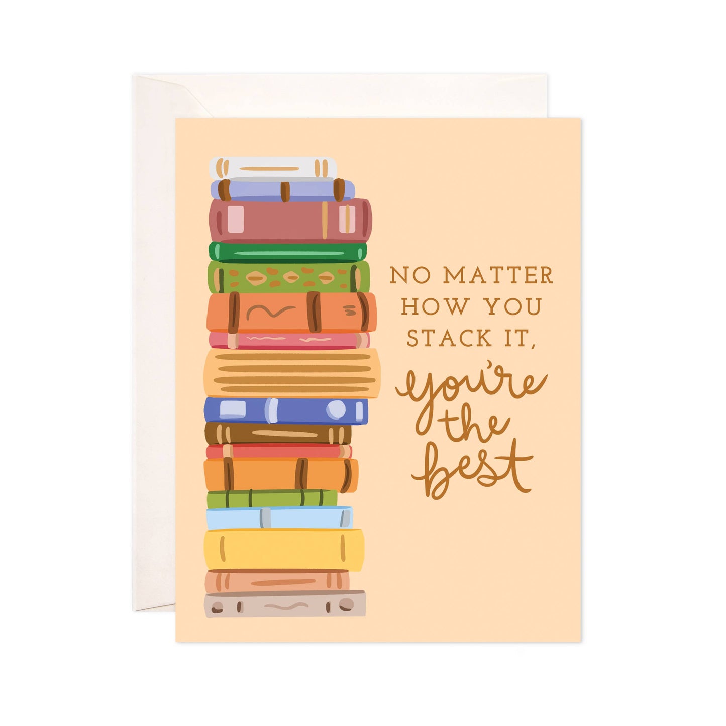 Best Stacks Greeting Card - Punny Friendship Card