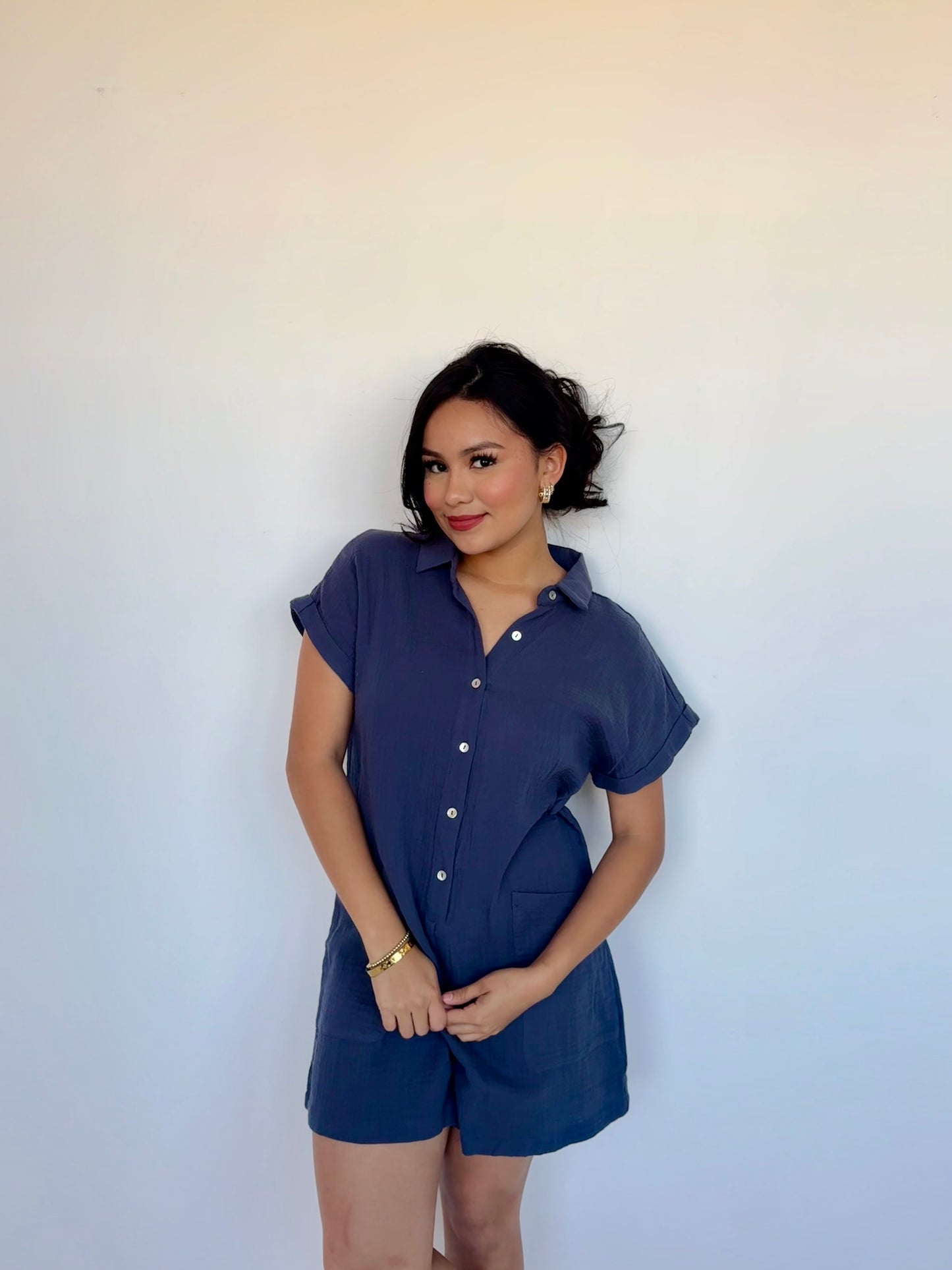 ava cotton romper