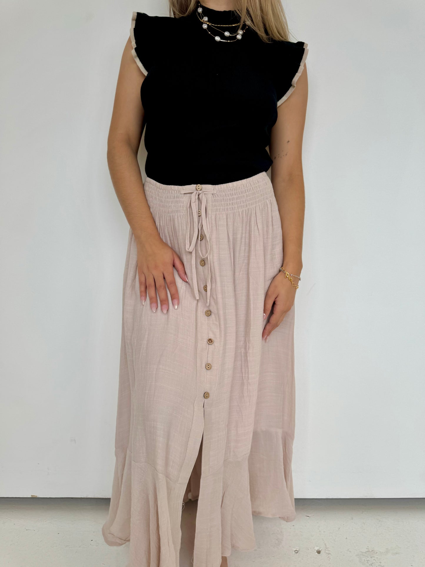 madalyn champagne skirt