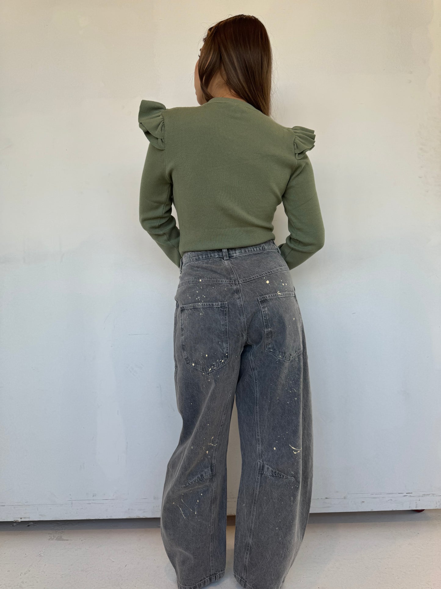 Painter barrel pants
