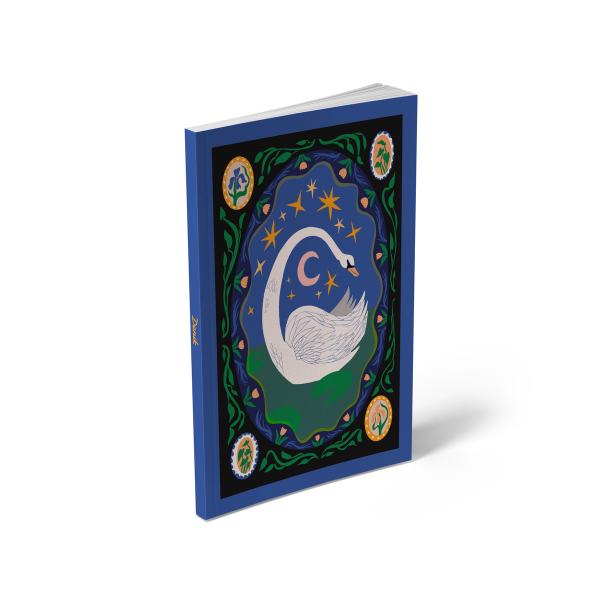 Night Swan Soft Touch Classic Layflat Notebook Journal