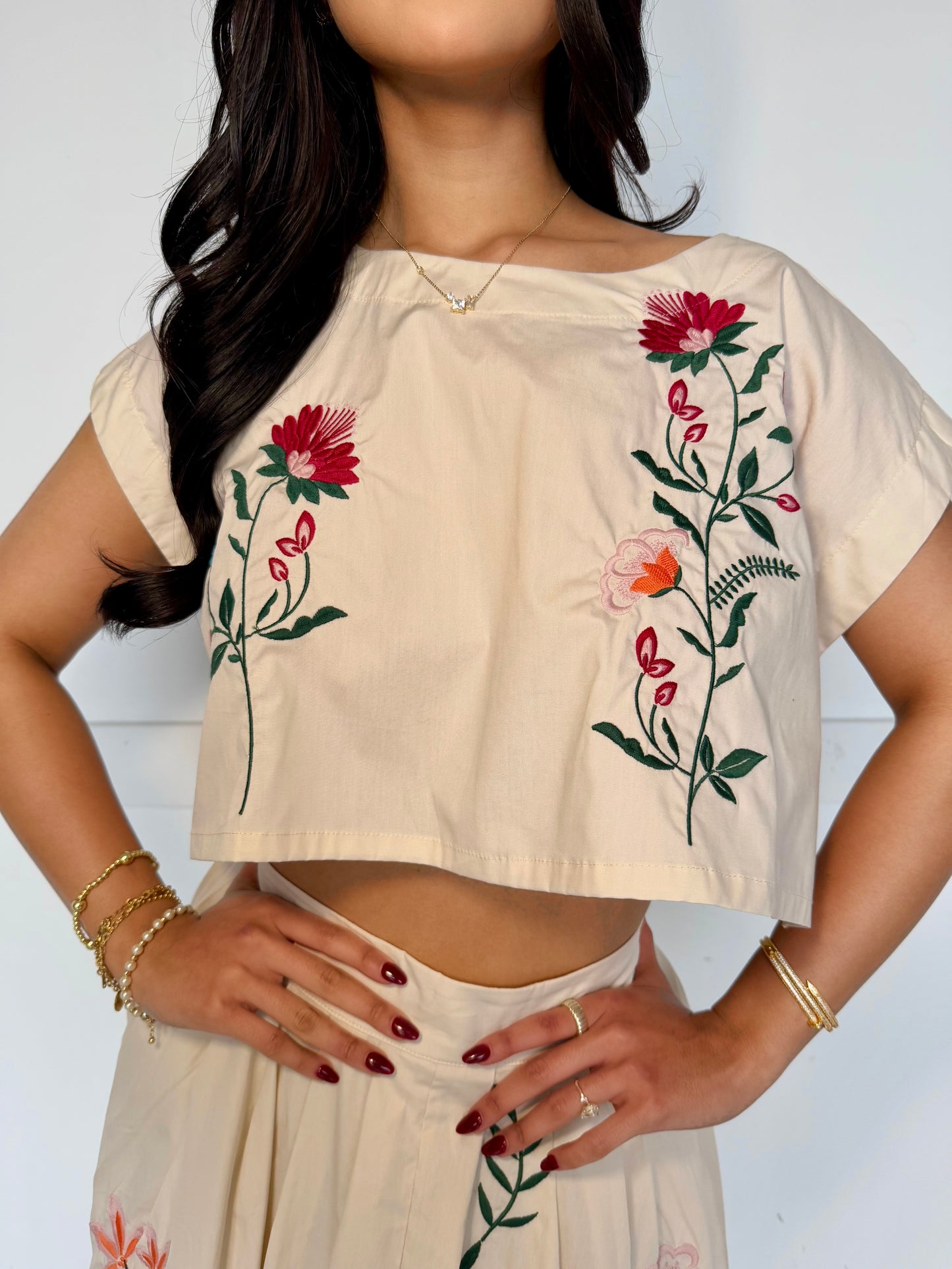 Herencia ecru top