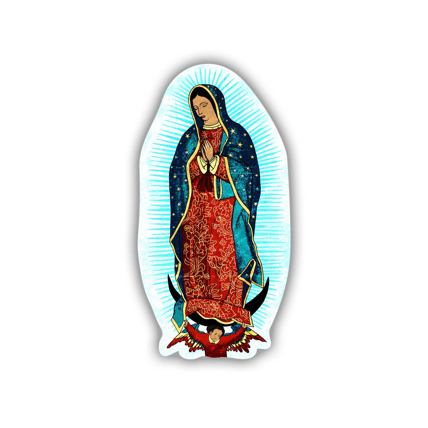 Virgen De Guadalupe Mexican Vinyl Sticker