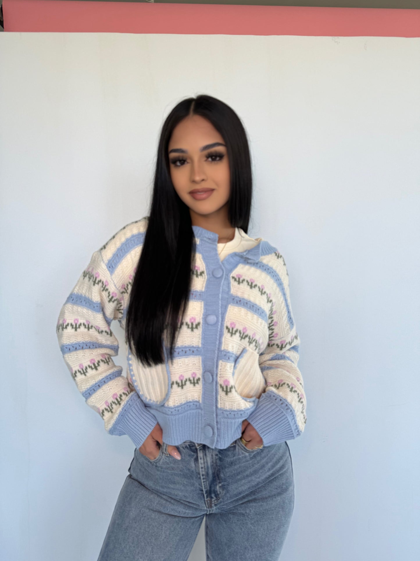 Primaveral knit cardigan