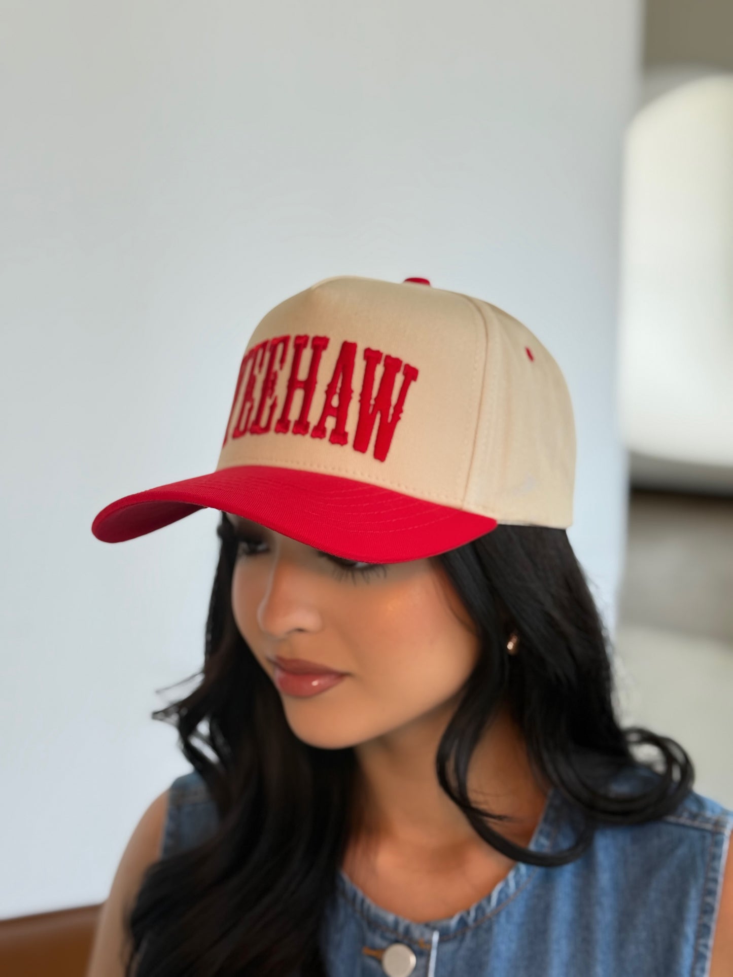 YEEHAW HAT- RED
