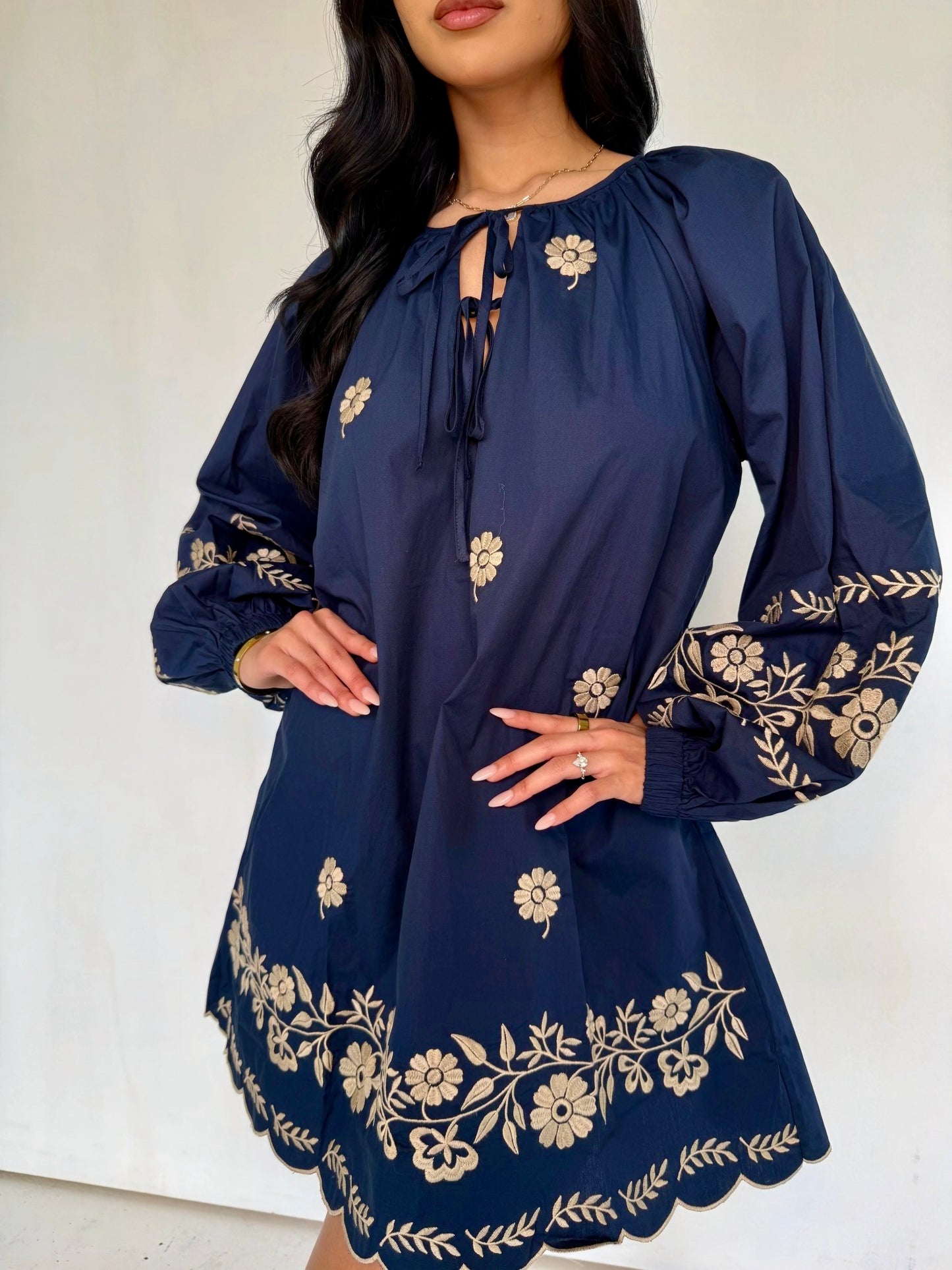 Si nos dejan dress- navy