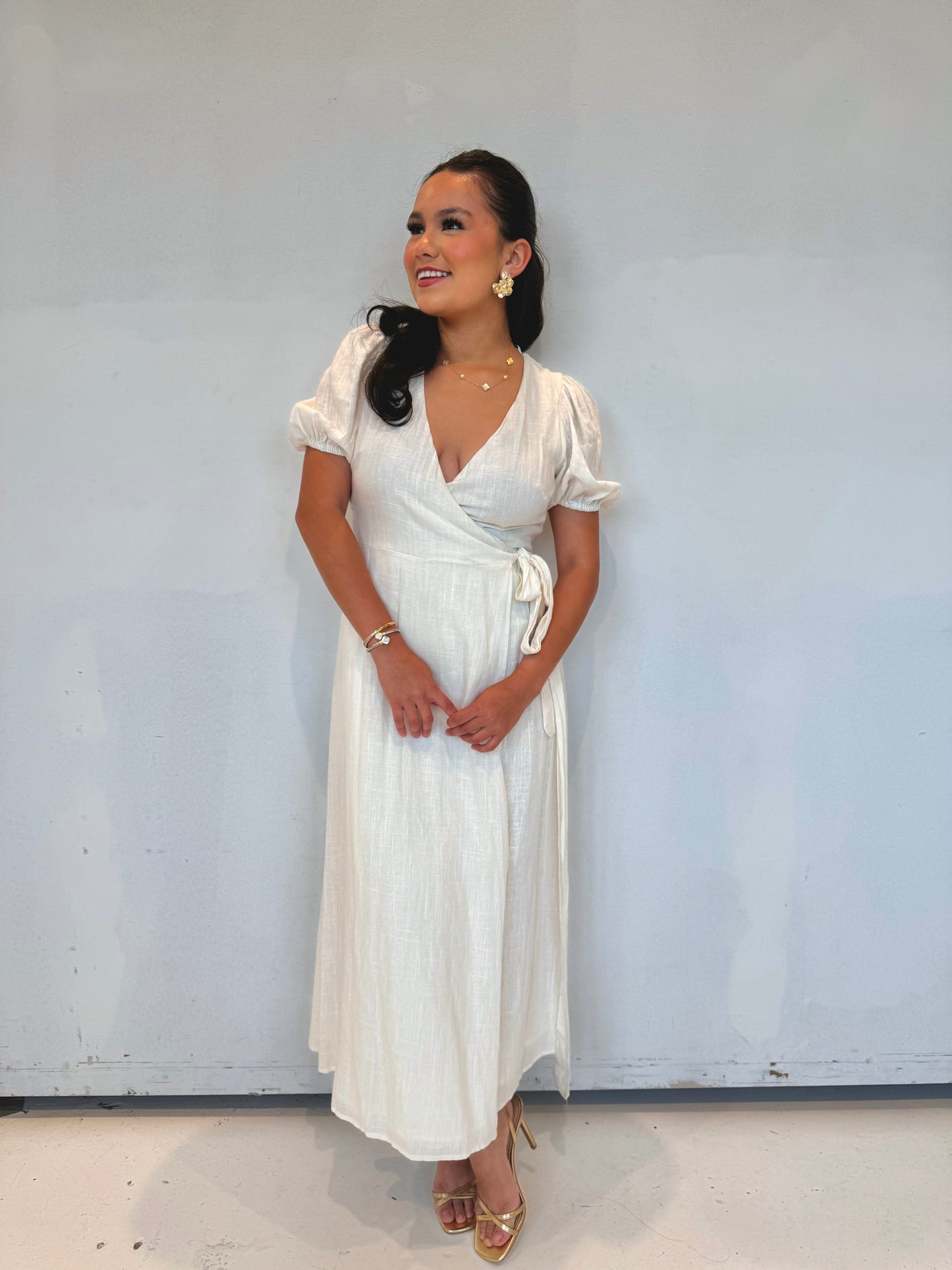 hayden linen maxi