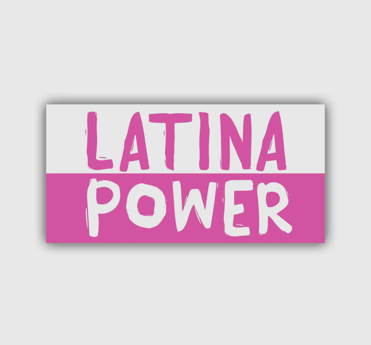 Latina power pink sticker