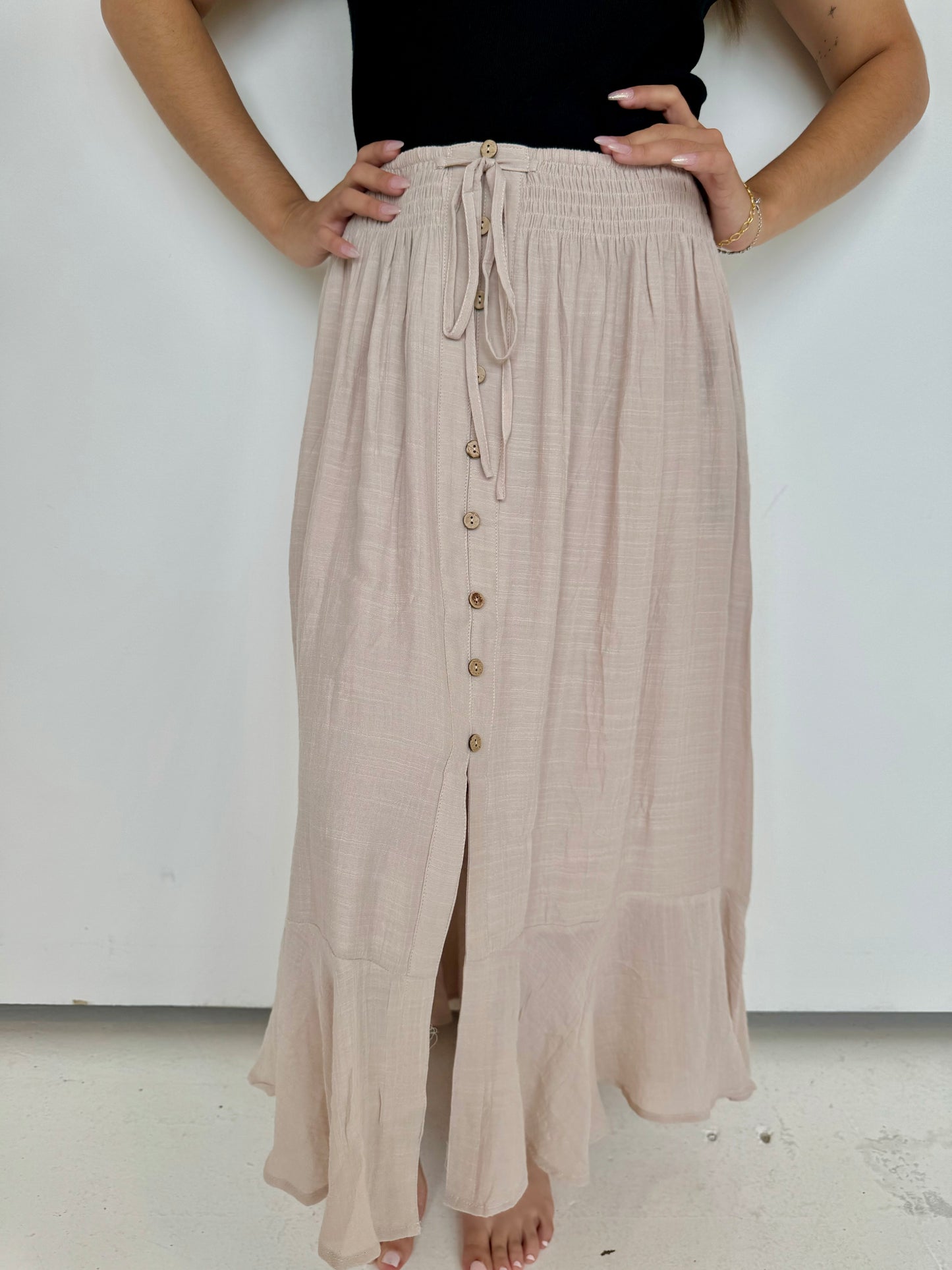 madalyn champagne skirt