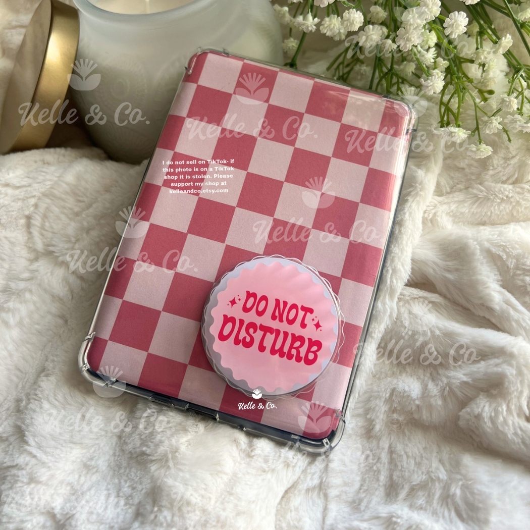 Reading Do Not disturb | kindle grips | kindle accessories