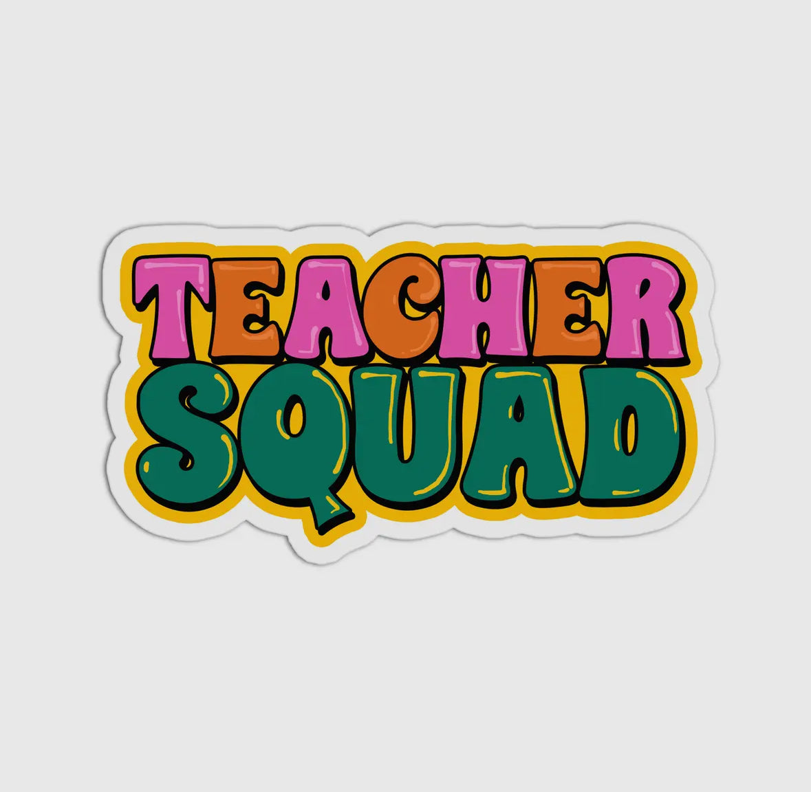 teacher squad sticker
