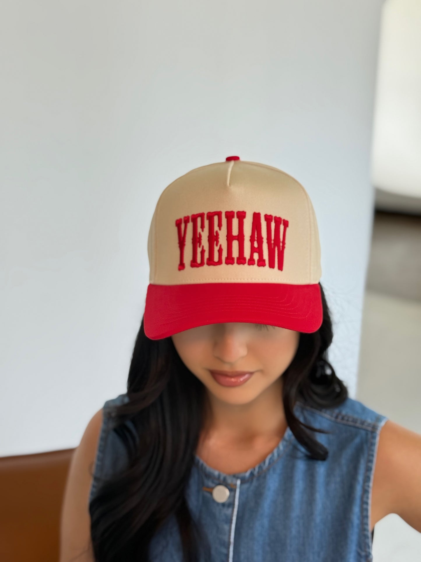 YEEHAW HAT- RED