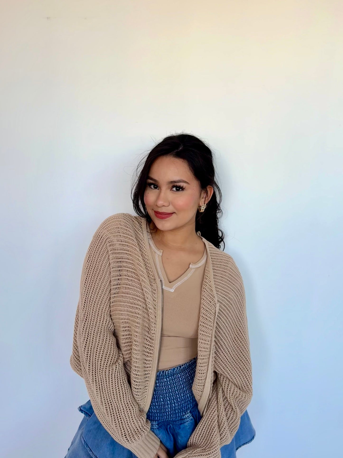 amelia crochet sweater