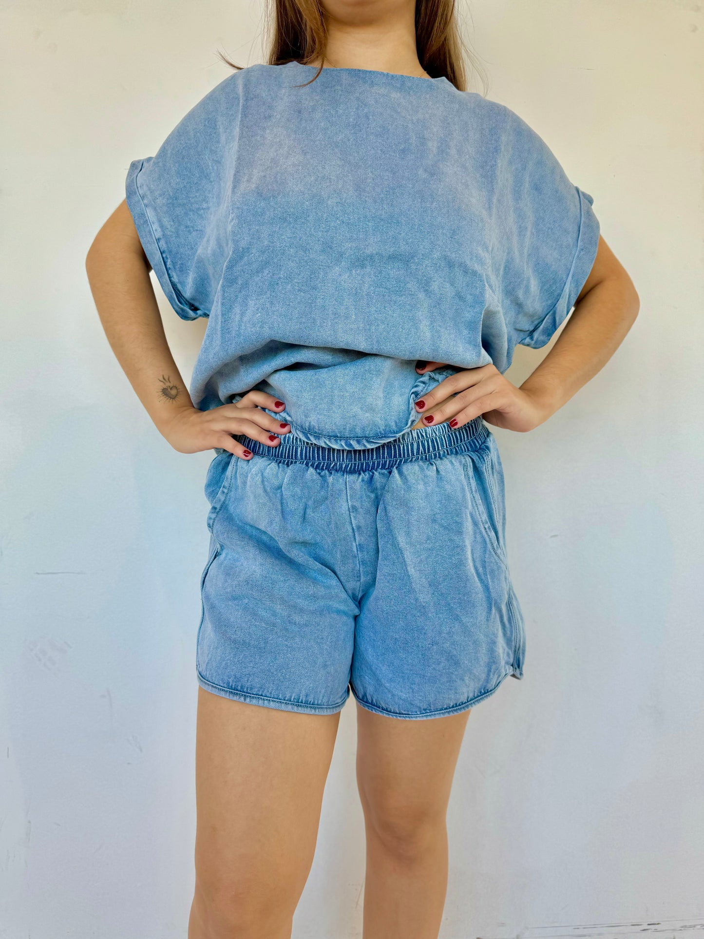 Debi denim shorts