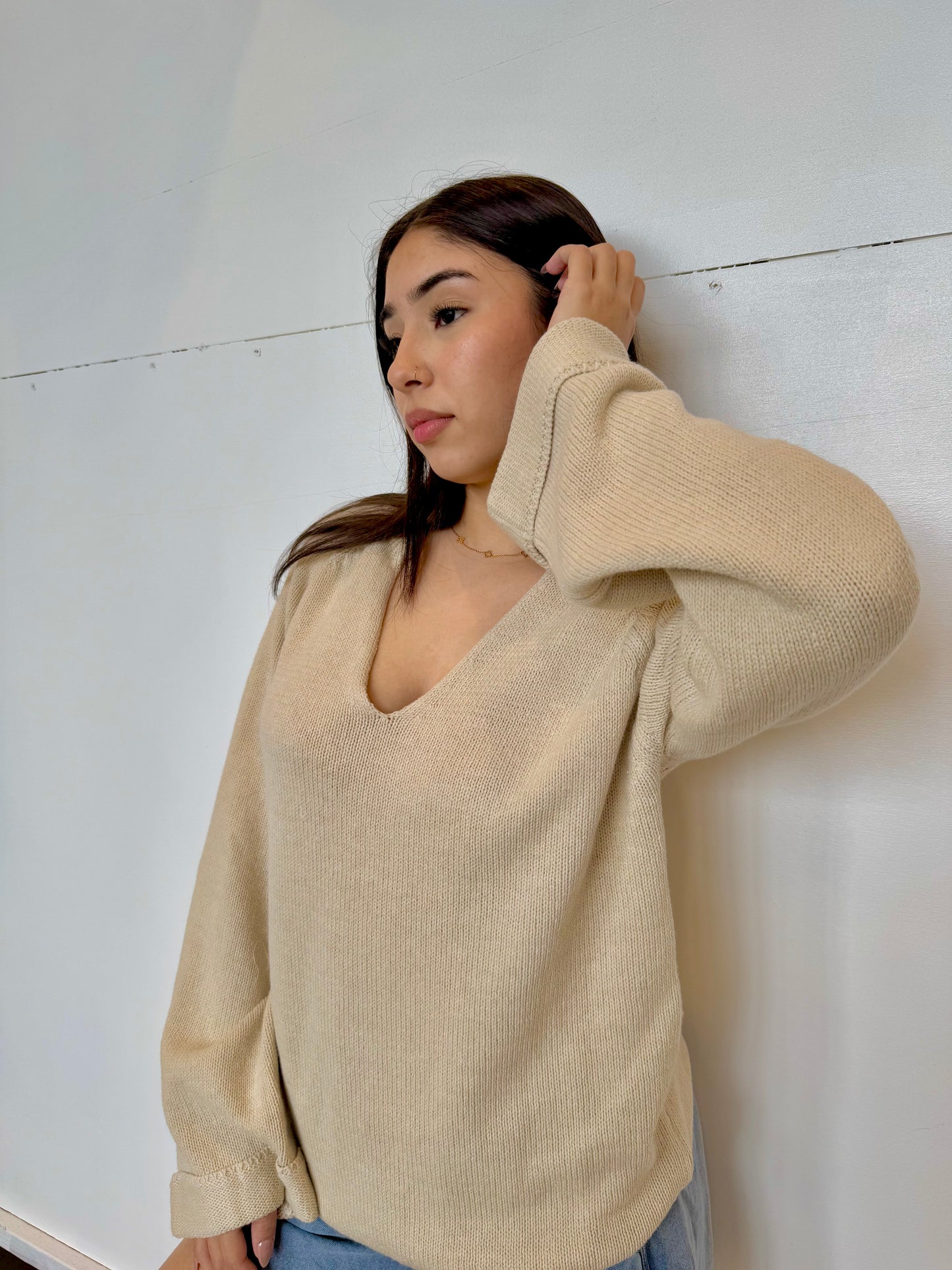 Carolina collard sweater