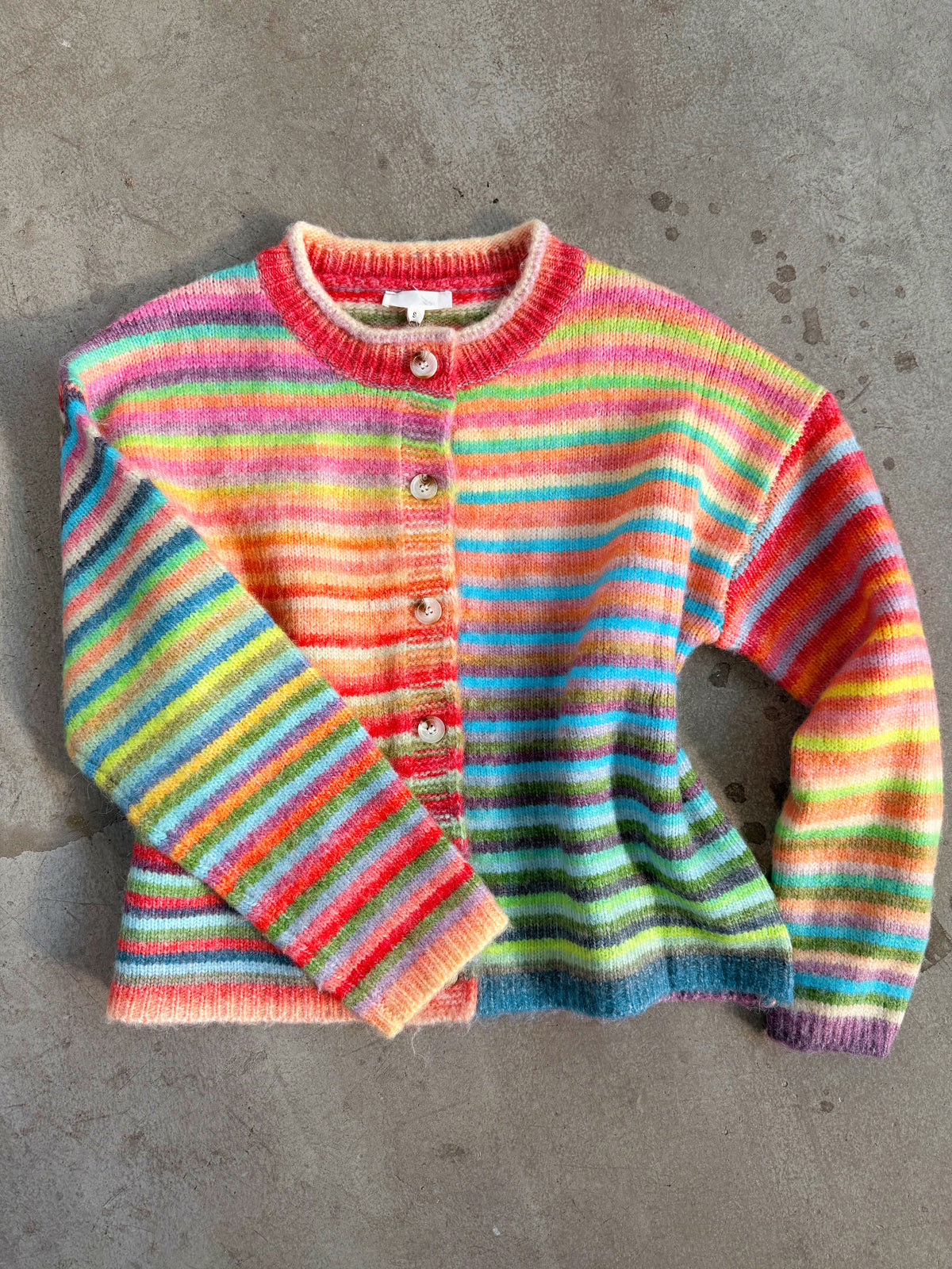 rainbow cardigan