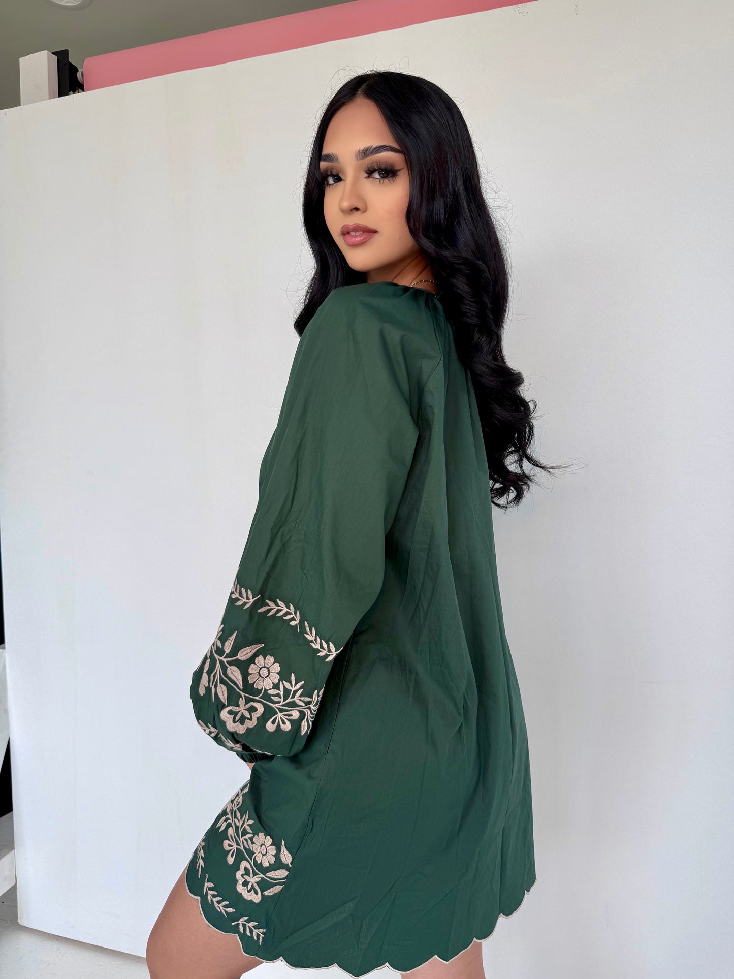 Si nos dejan dress- green