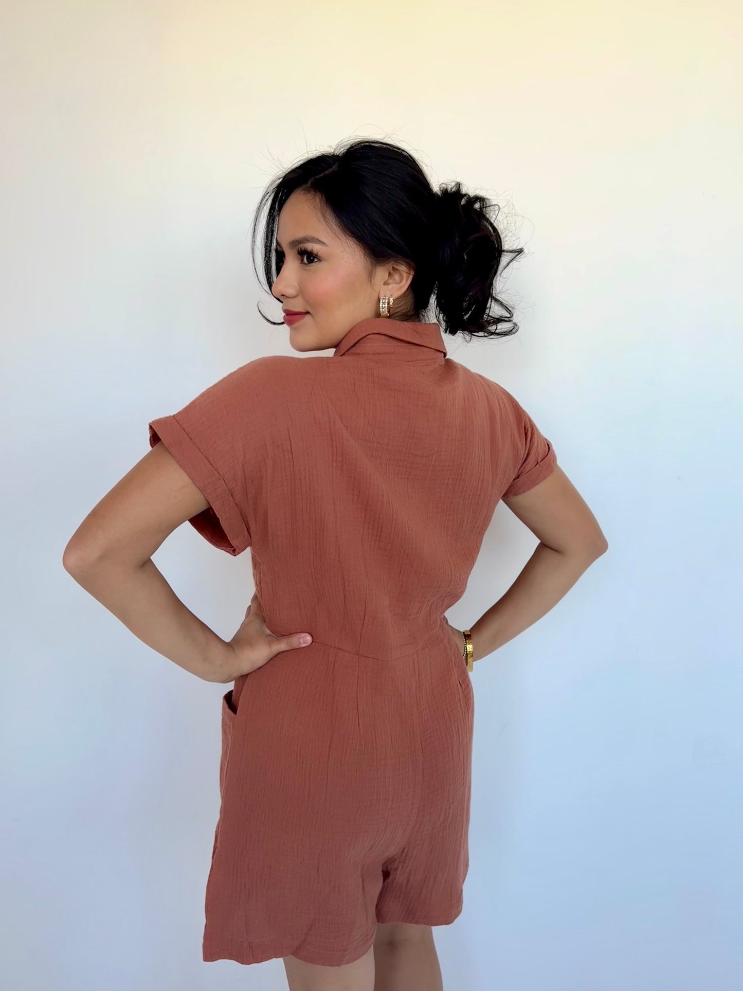 ava cotton romper