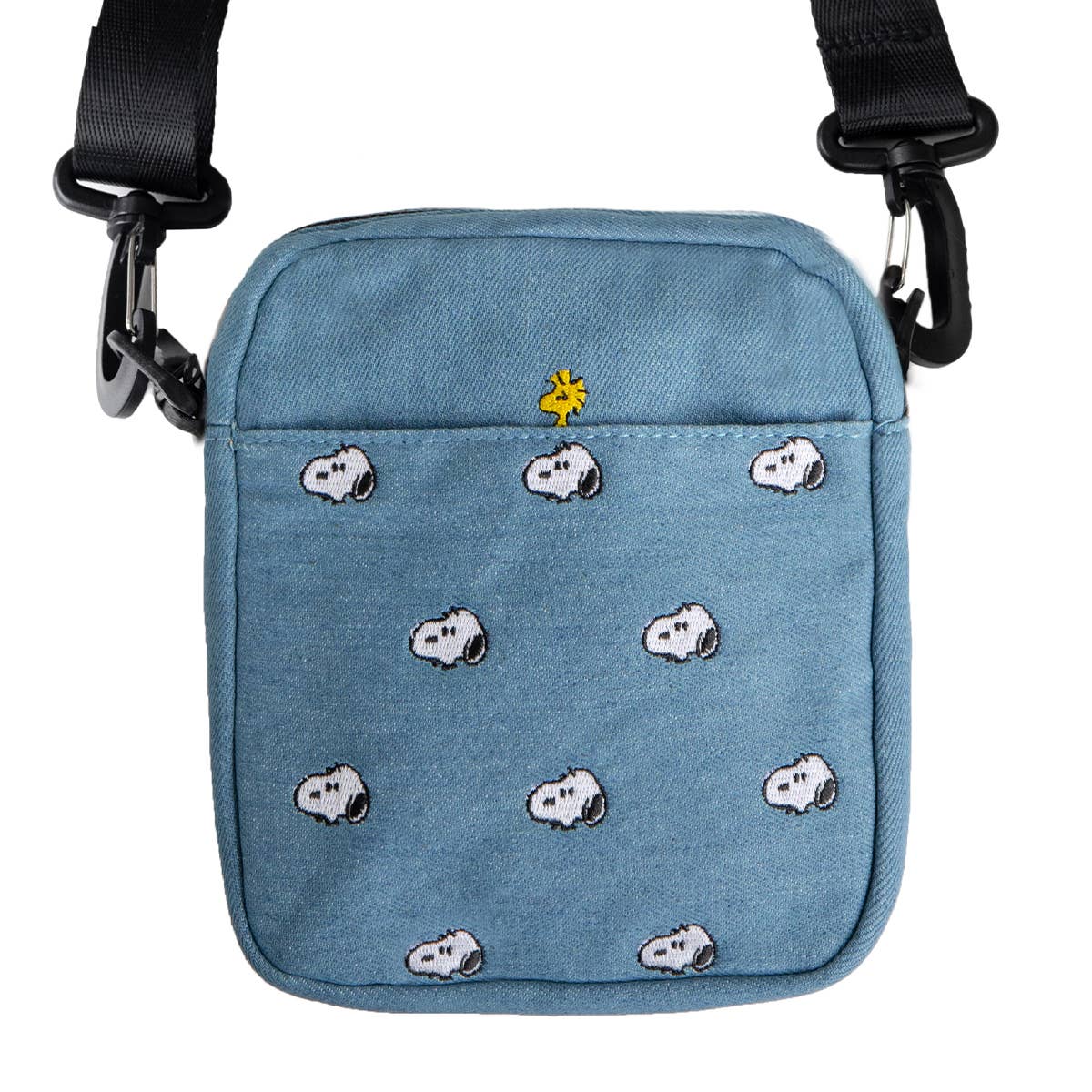 Snoopy Embroidered Crossbody Bag (Denim)