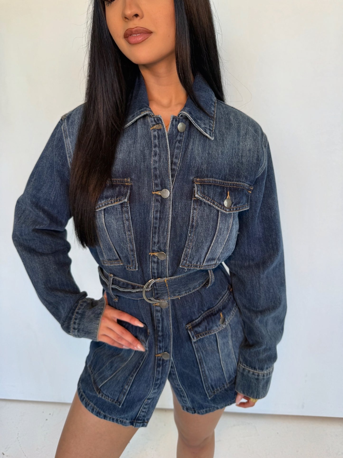 Alexa denim dress
