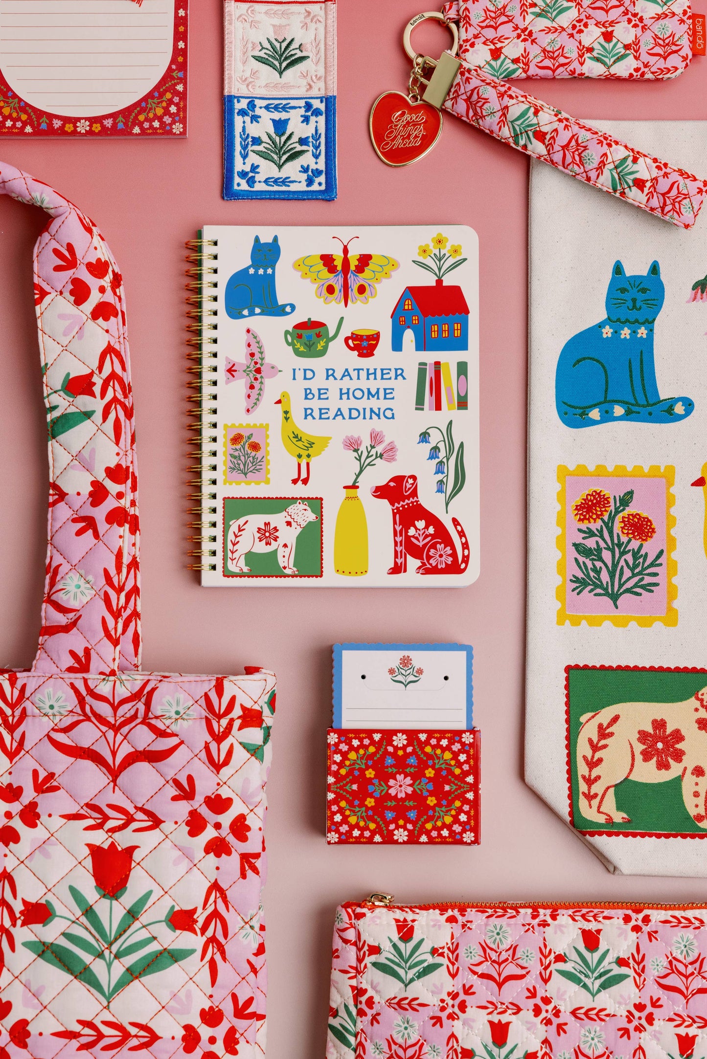 Take Note Tab Notes, Folk Floral