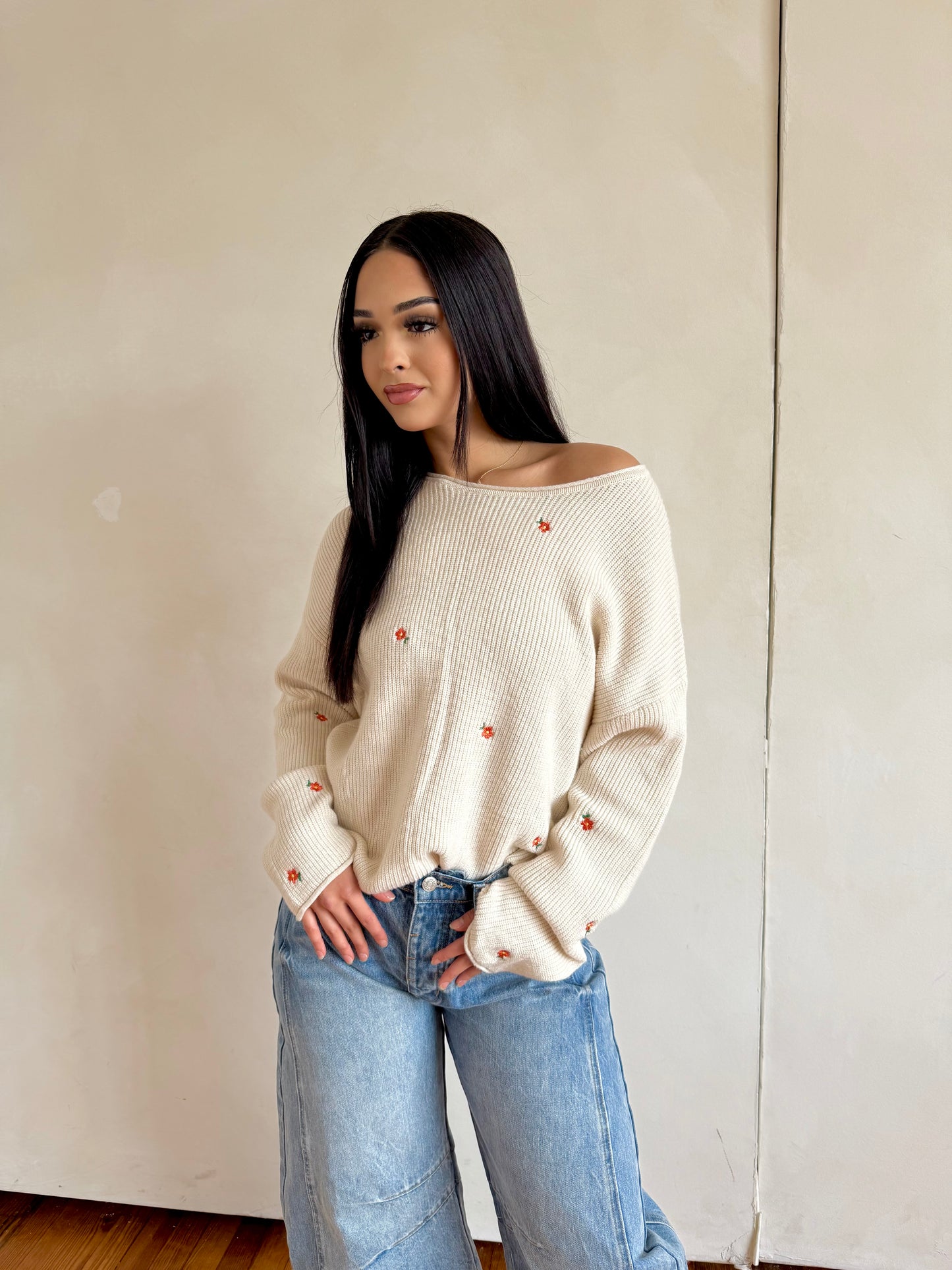 Cosima papaya sweater
