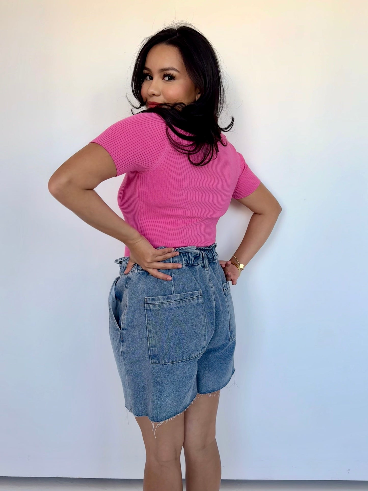 olivia denim shorts