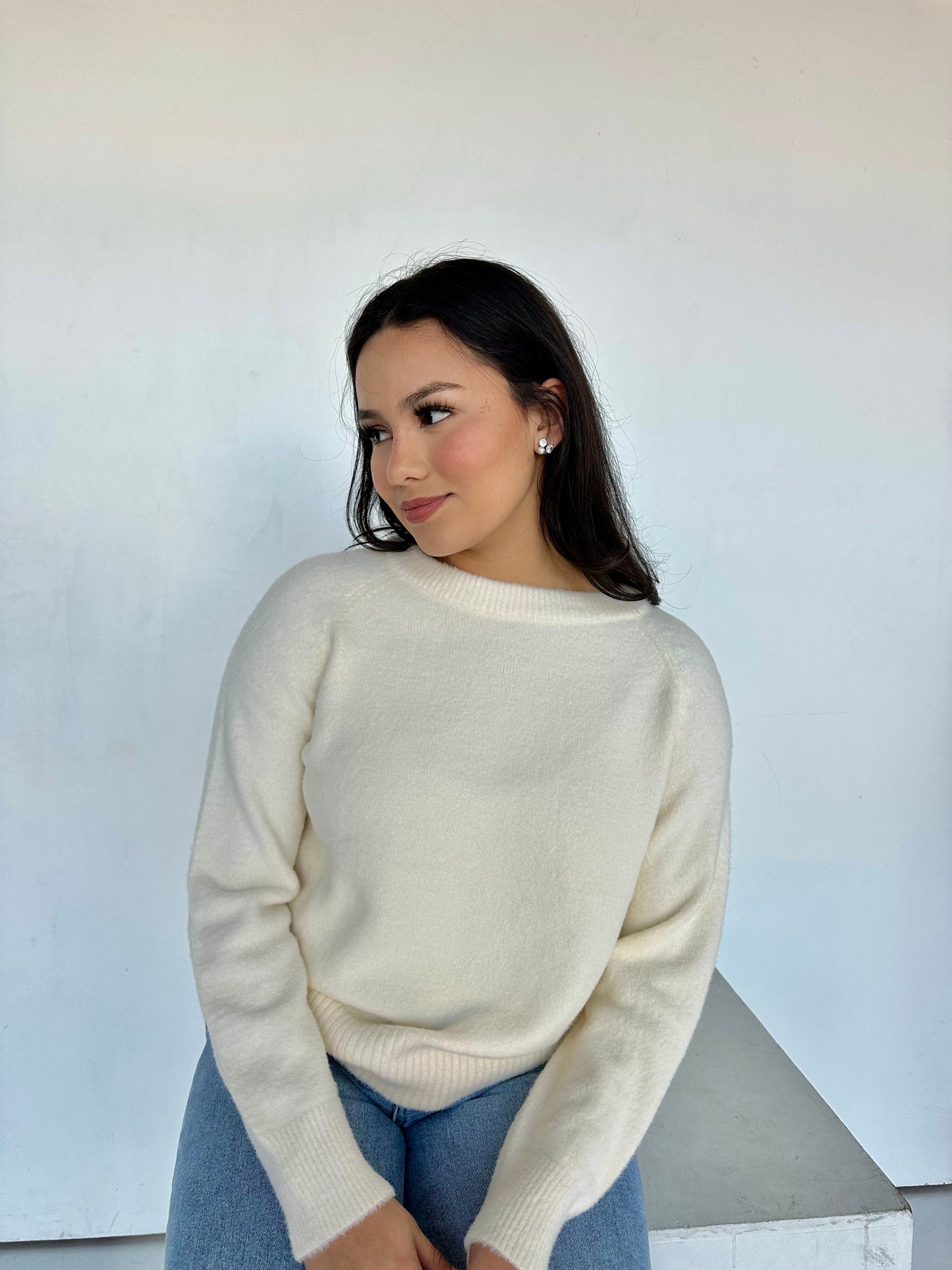 callie crewneck sweater