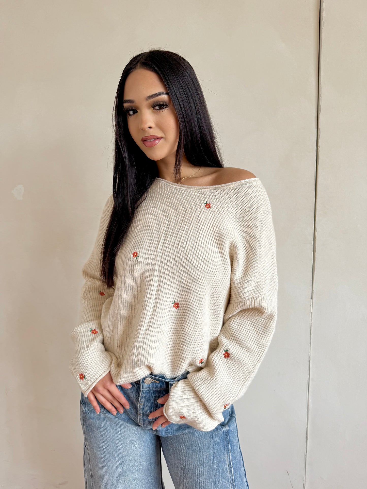 Cosima papaya sweater