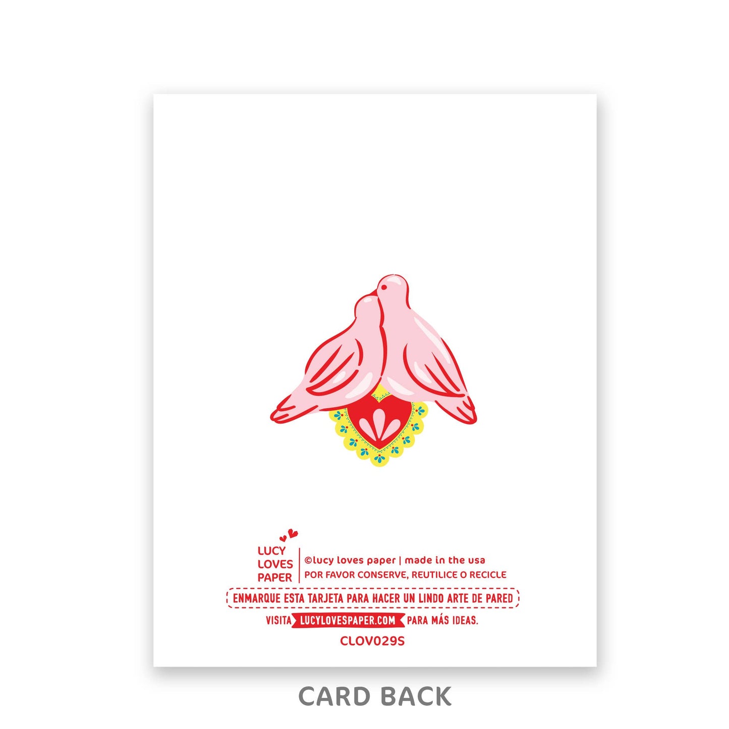 Amor Birds | Love Card in Spanish
