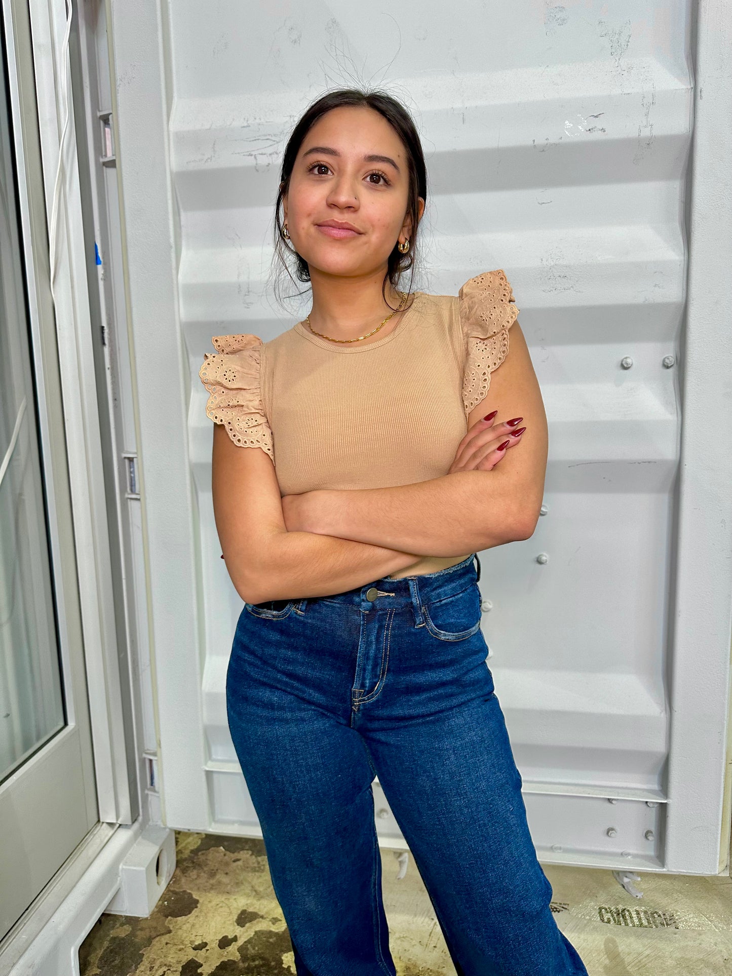 fatima wide leg jean