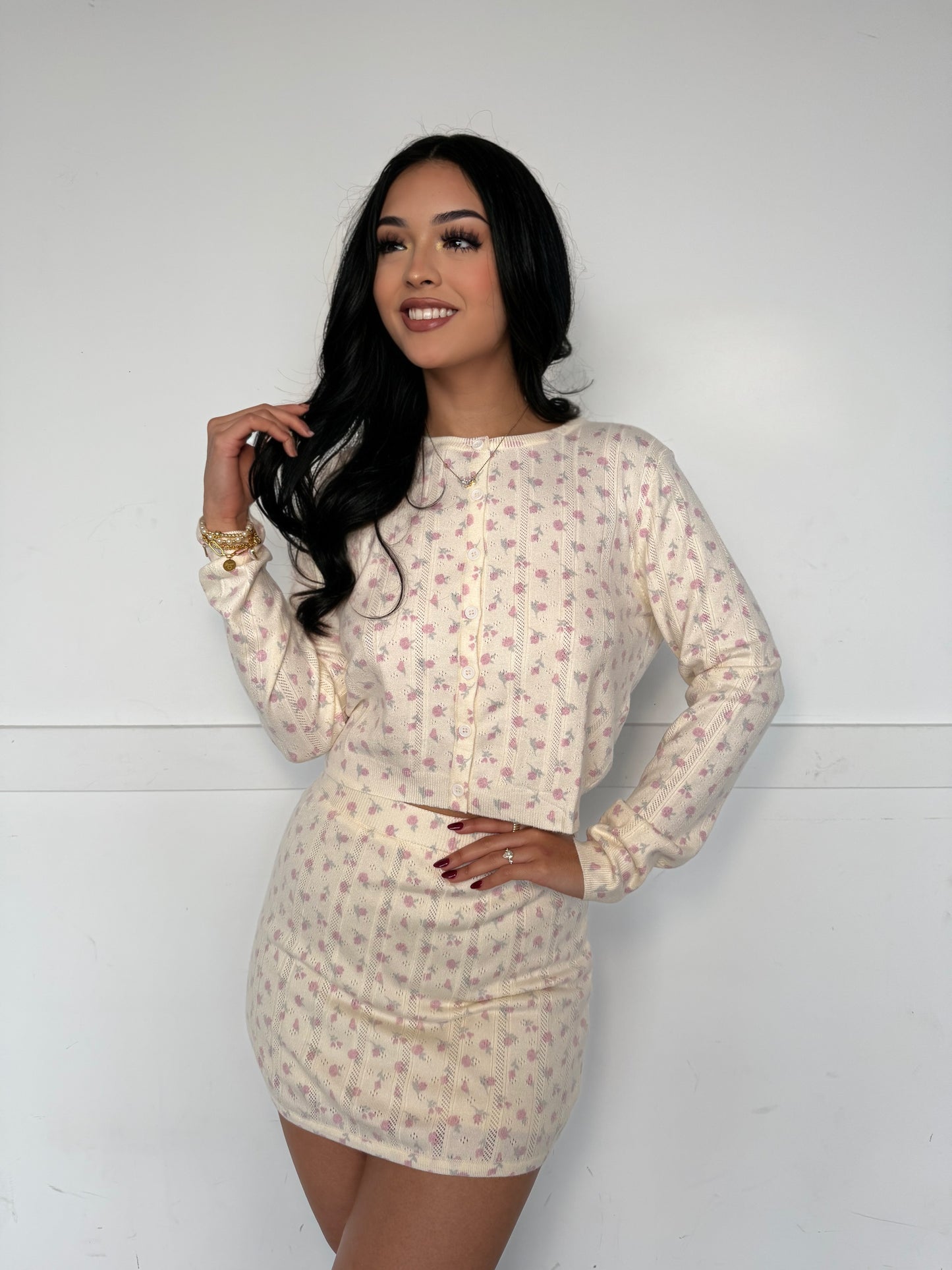 Somos algo floral skirt