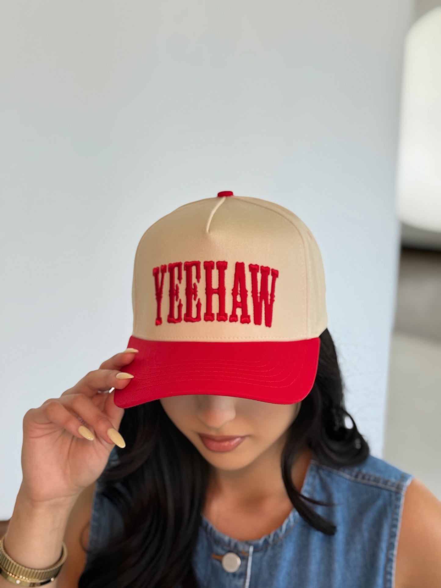 YEEHAW HAT- RED