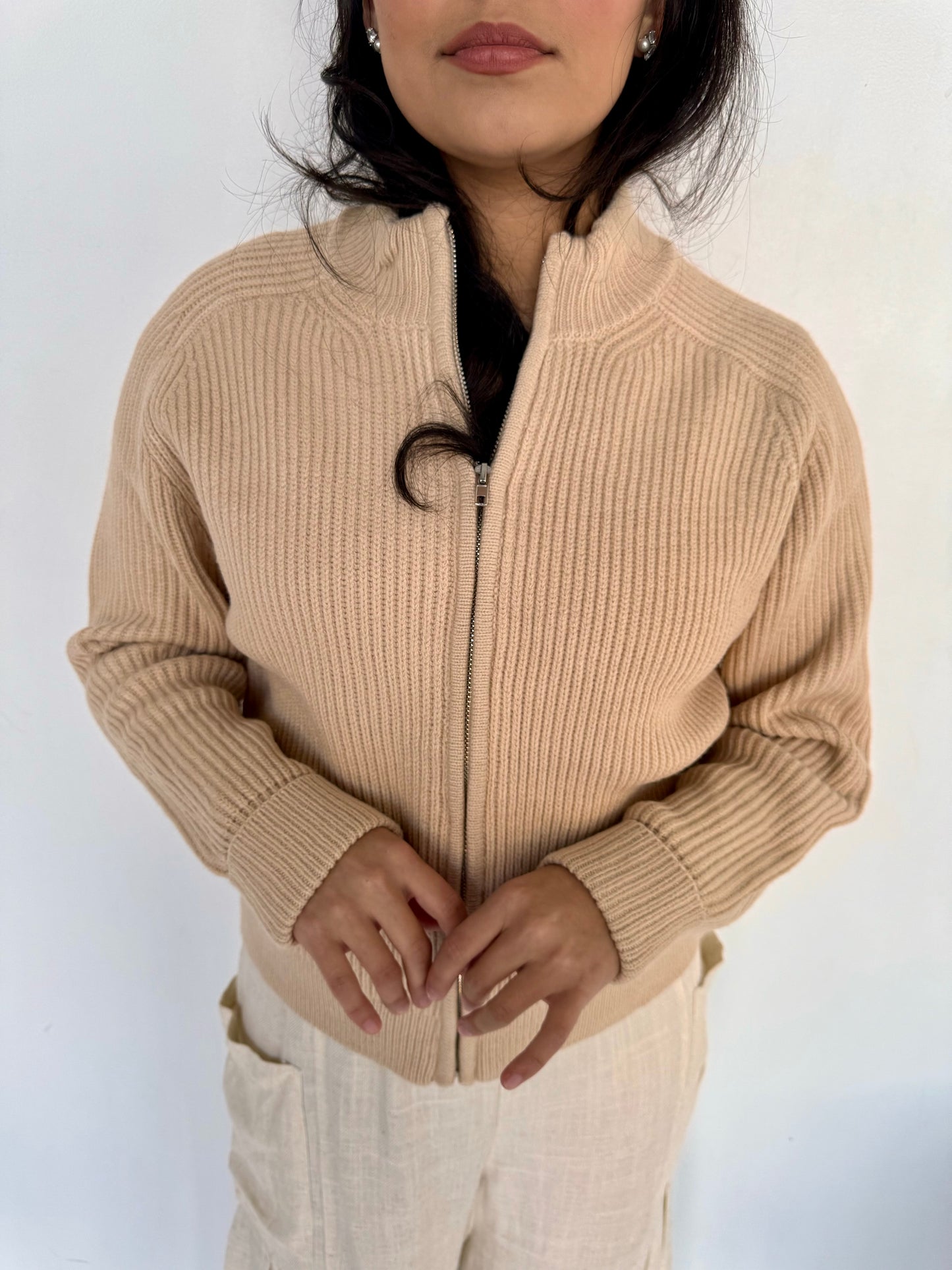zuri cozy zip up
