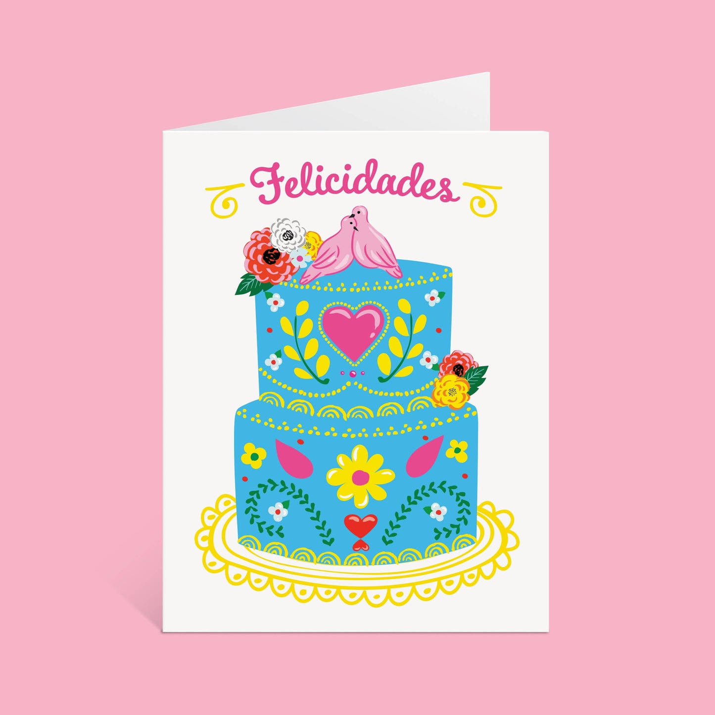 Felicidades Wedding Card In Spanish / Portuguese (A2)