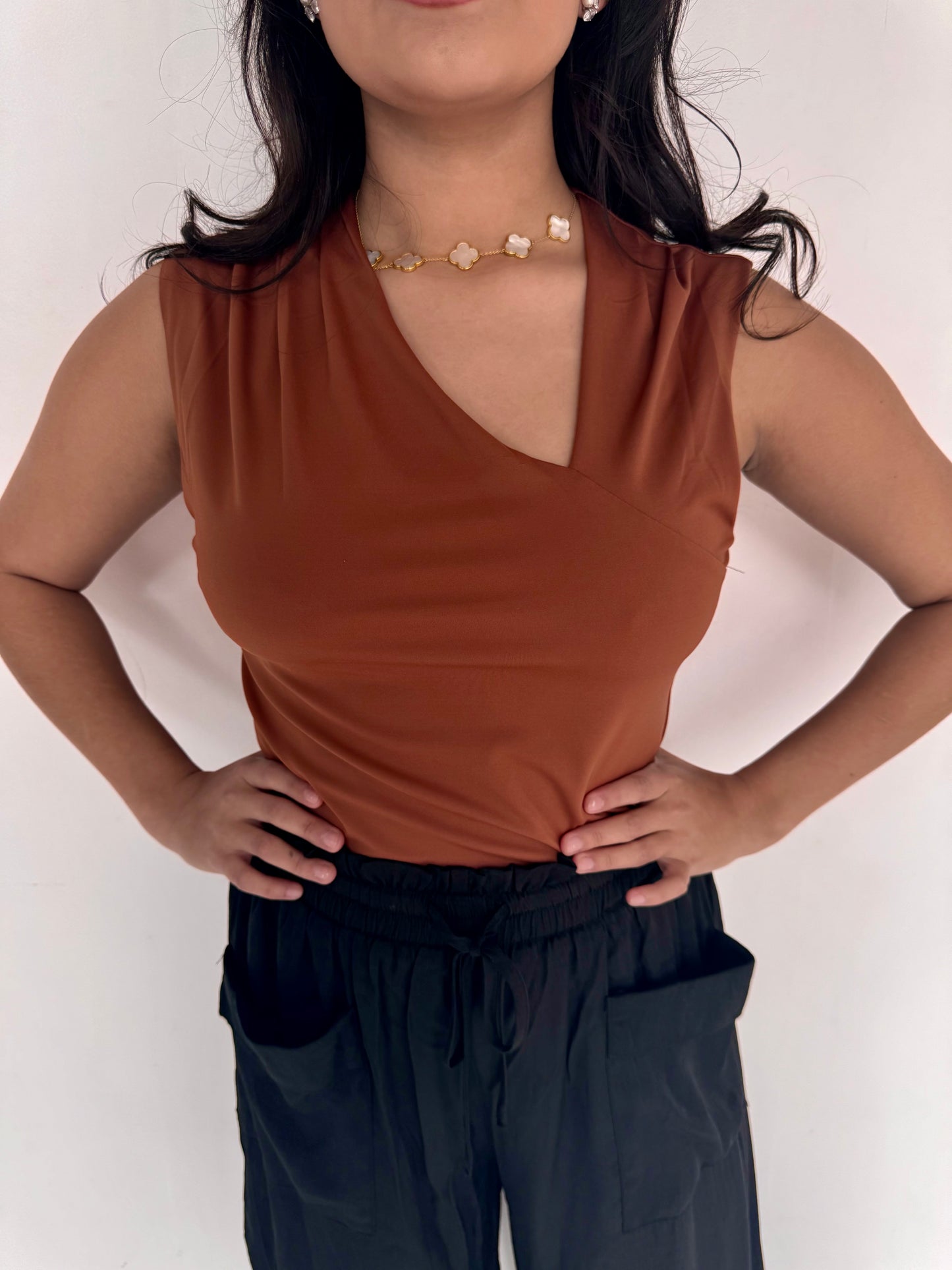 liliah asymetrical top