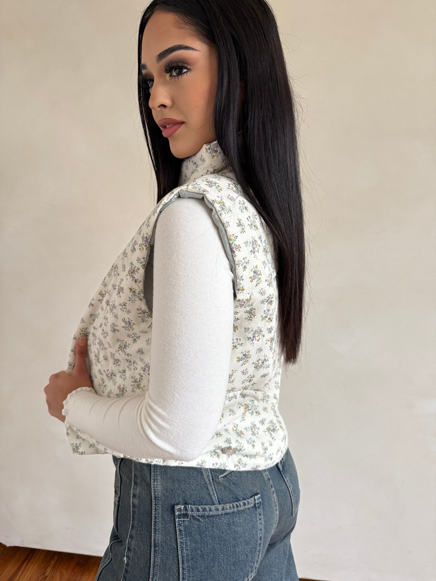 Seleste reversible puffer vest