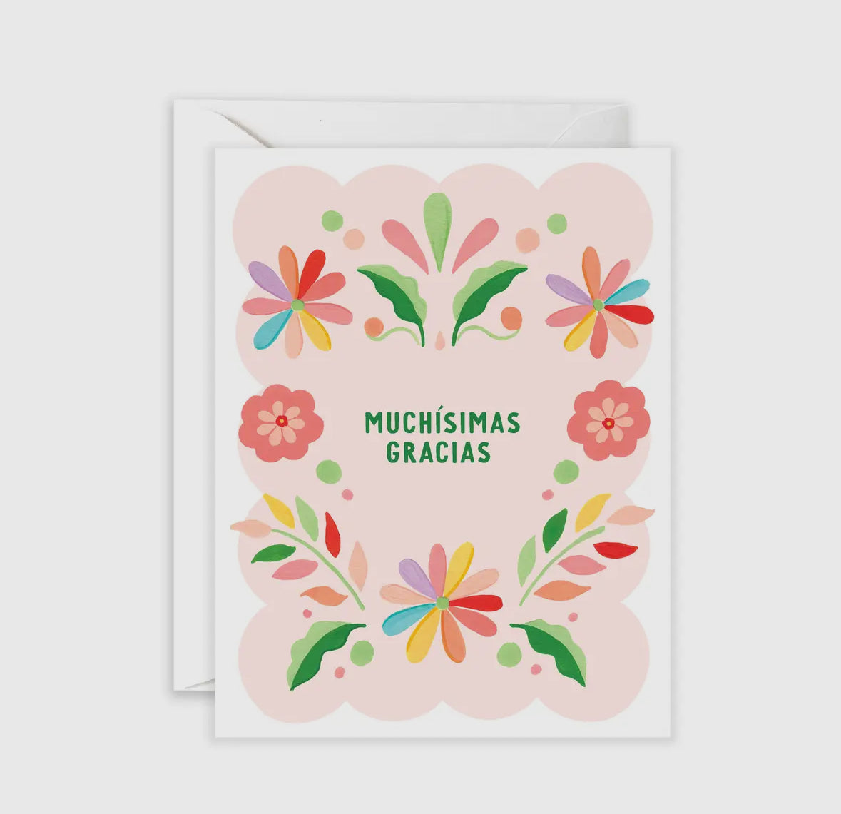 muchisimas gracias card