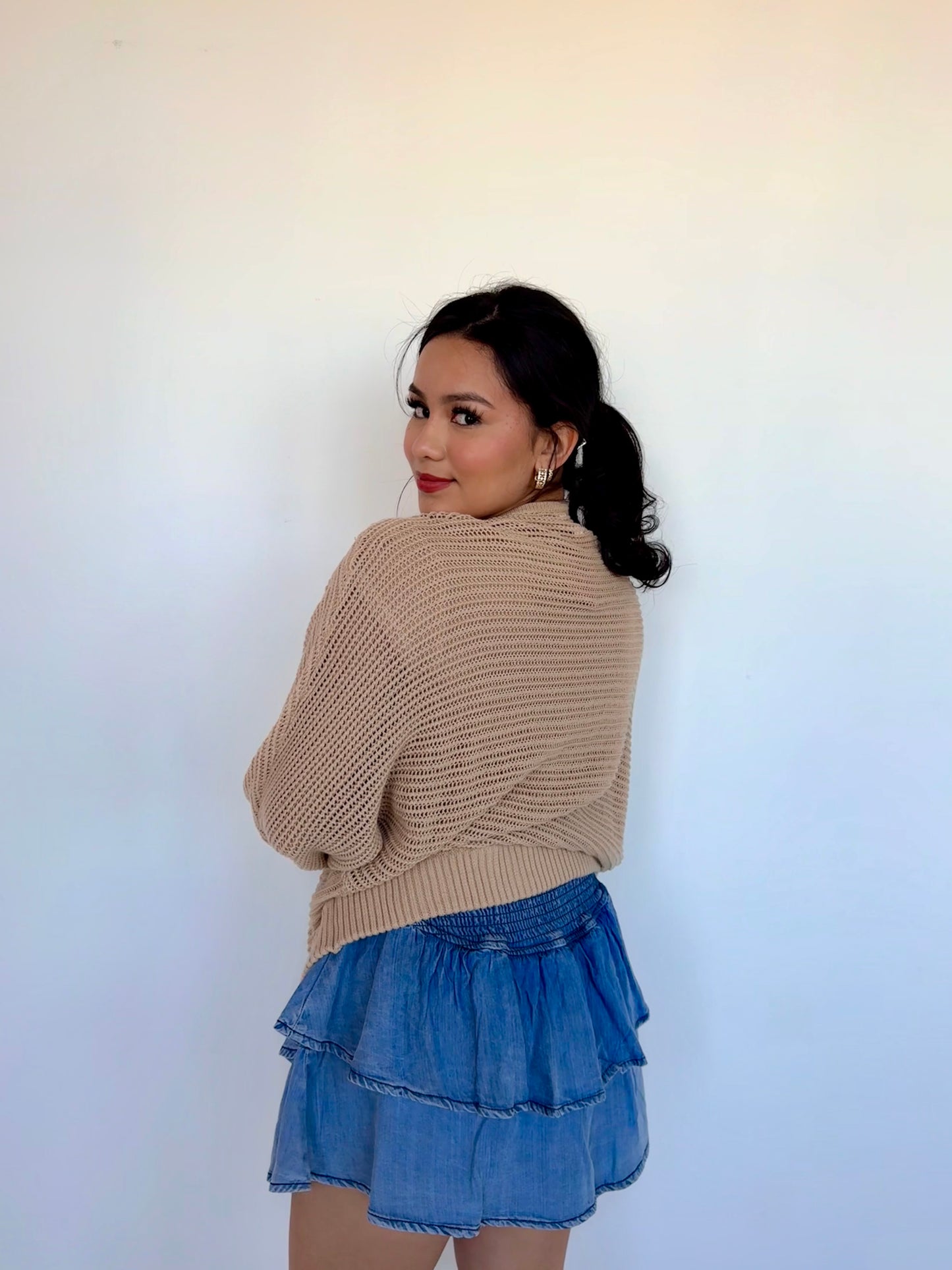 amelia crochet sweater