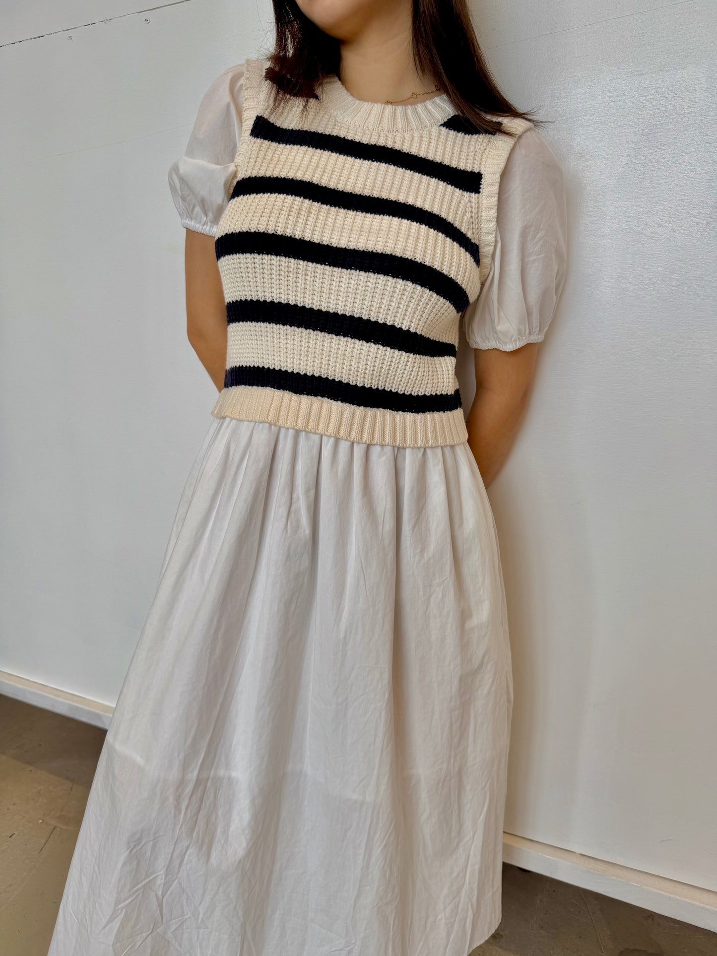 Strella mix media dress