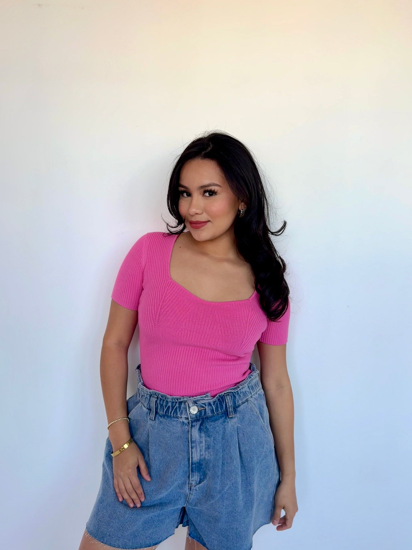 olivia denim shorts