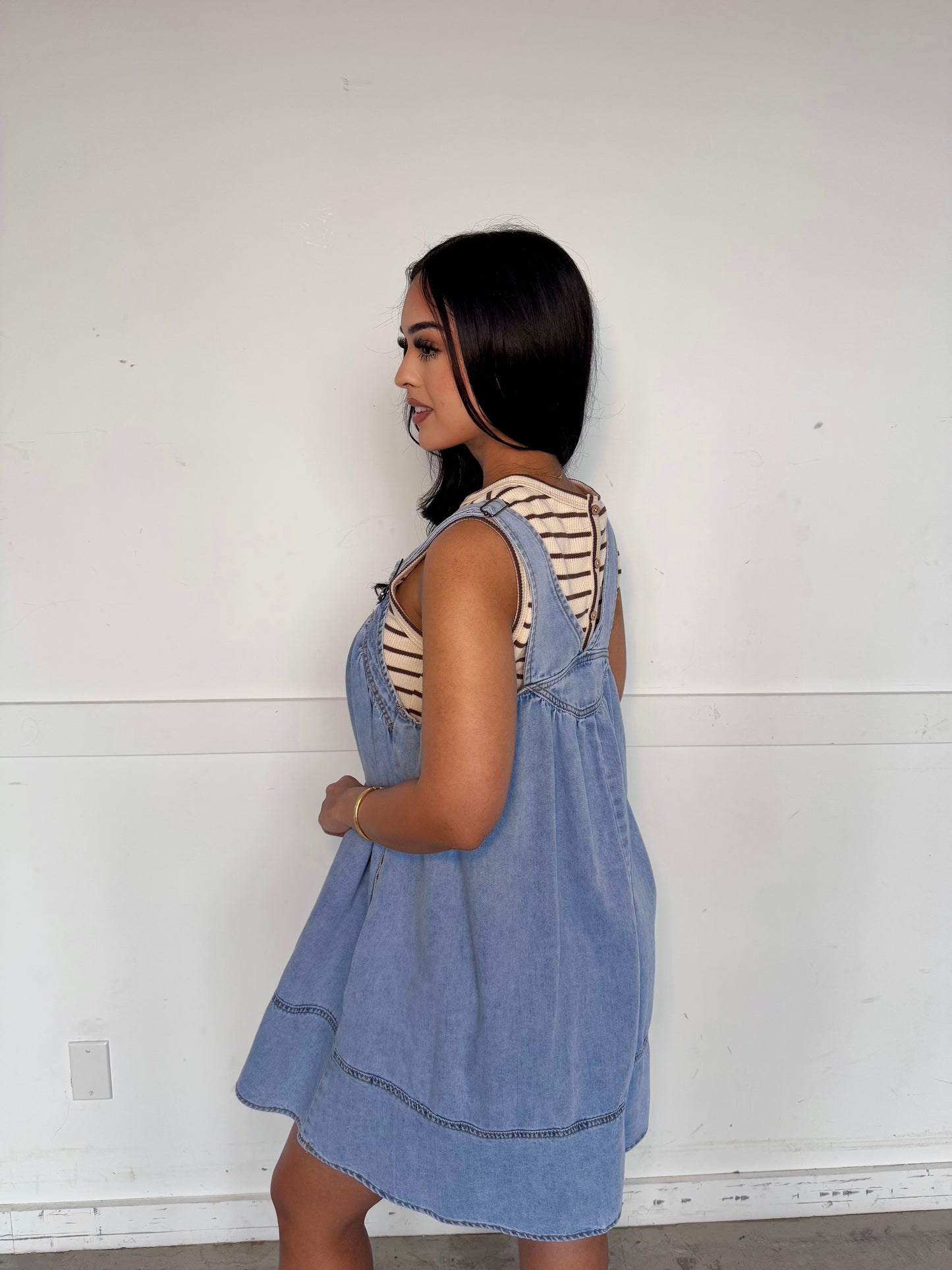 Lejos de ti denim dress