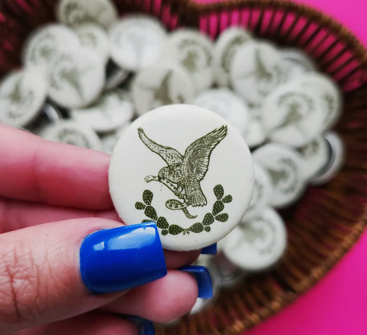 mexican eagle pin