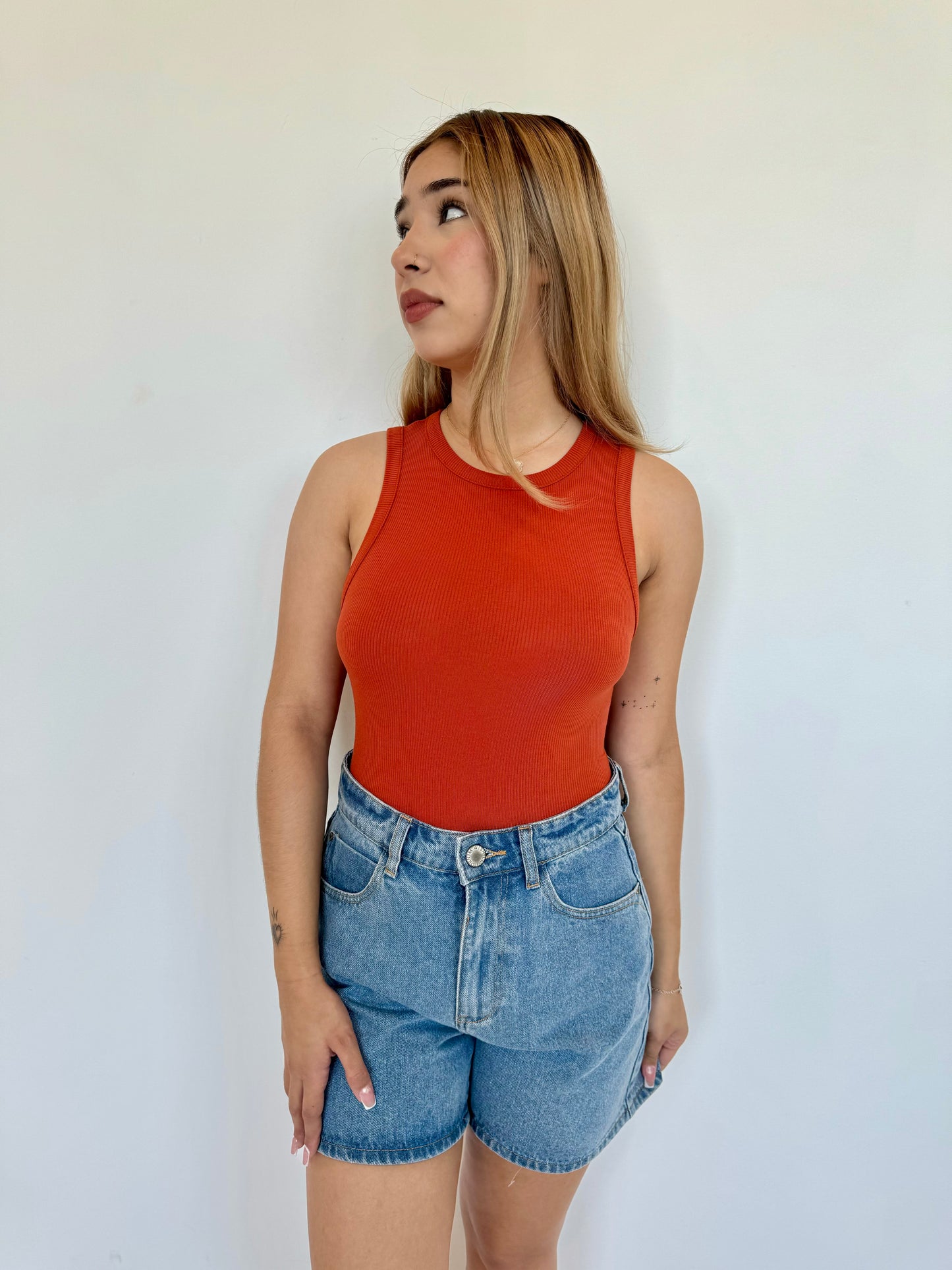 Amanda Round neck bodysuit