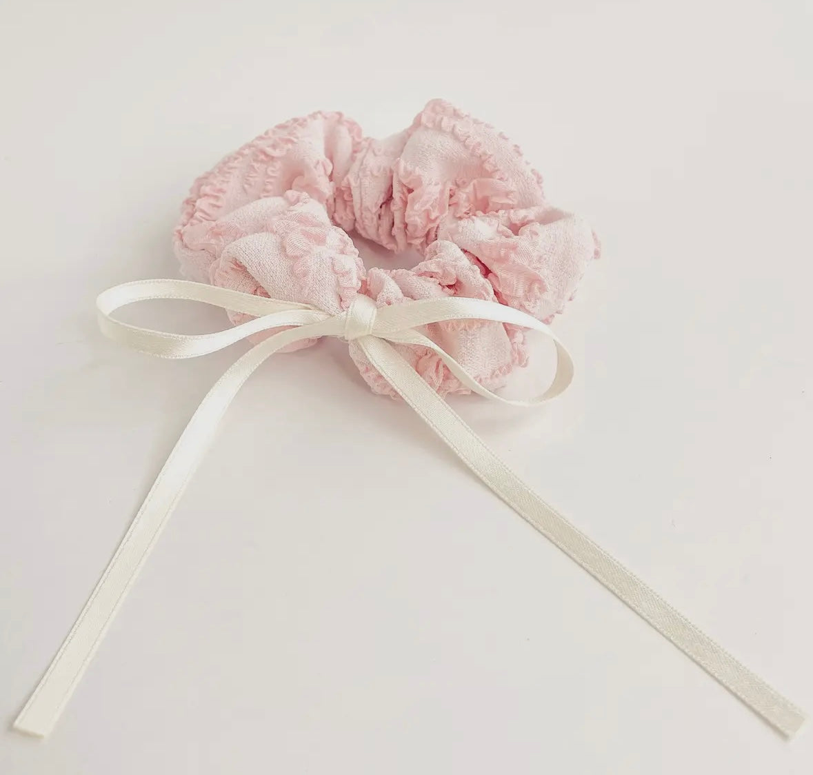 pink cream lace mega scrunchies