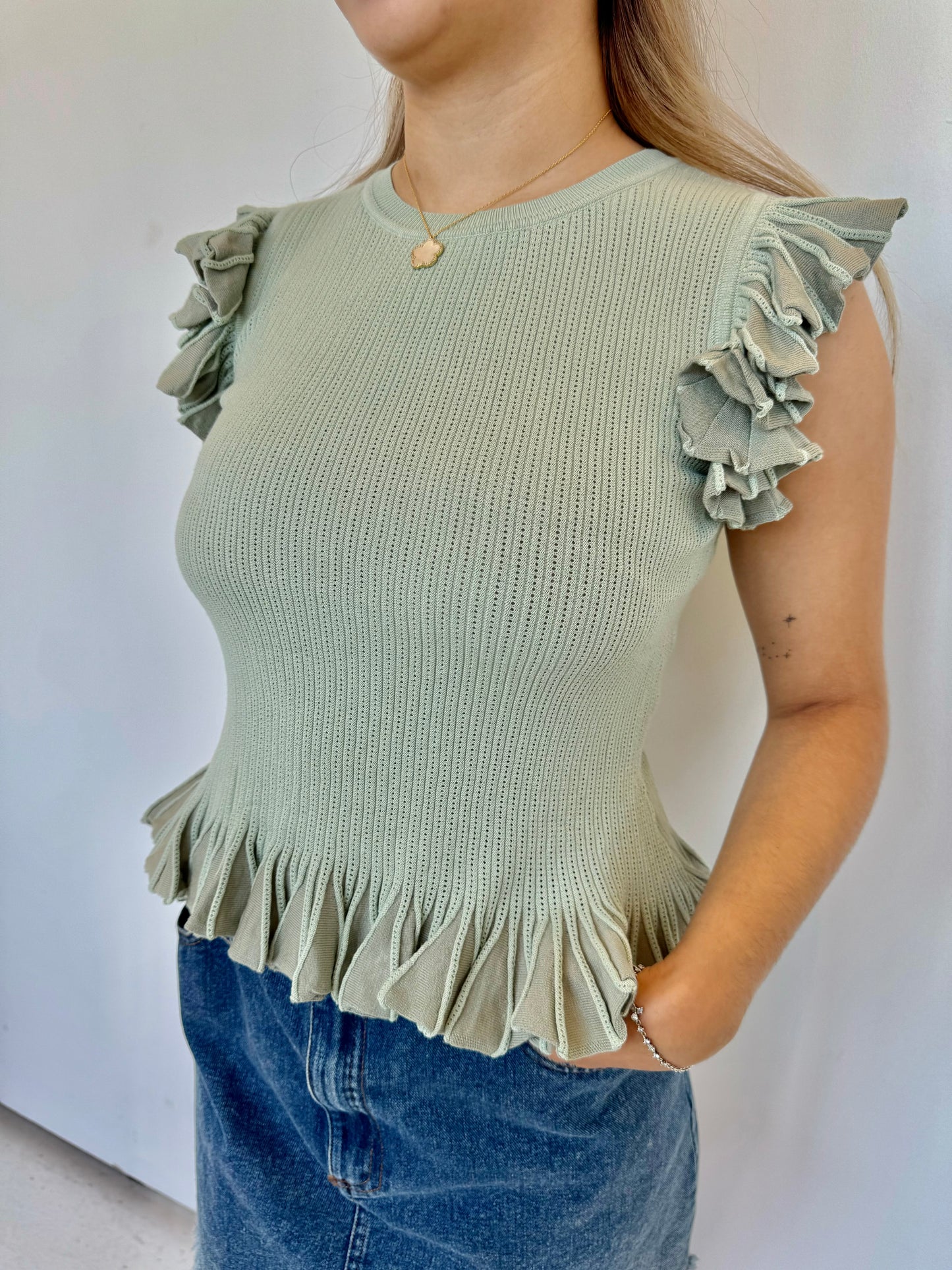 Armani sweater top