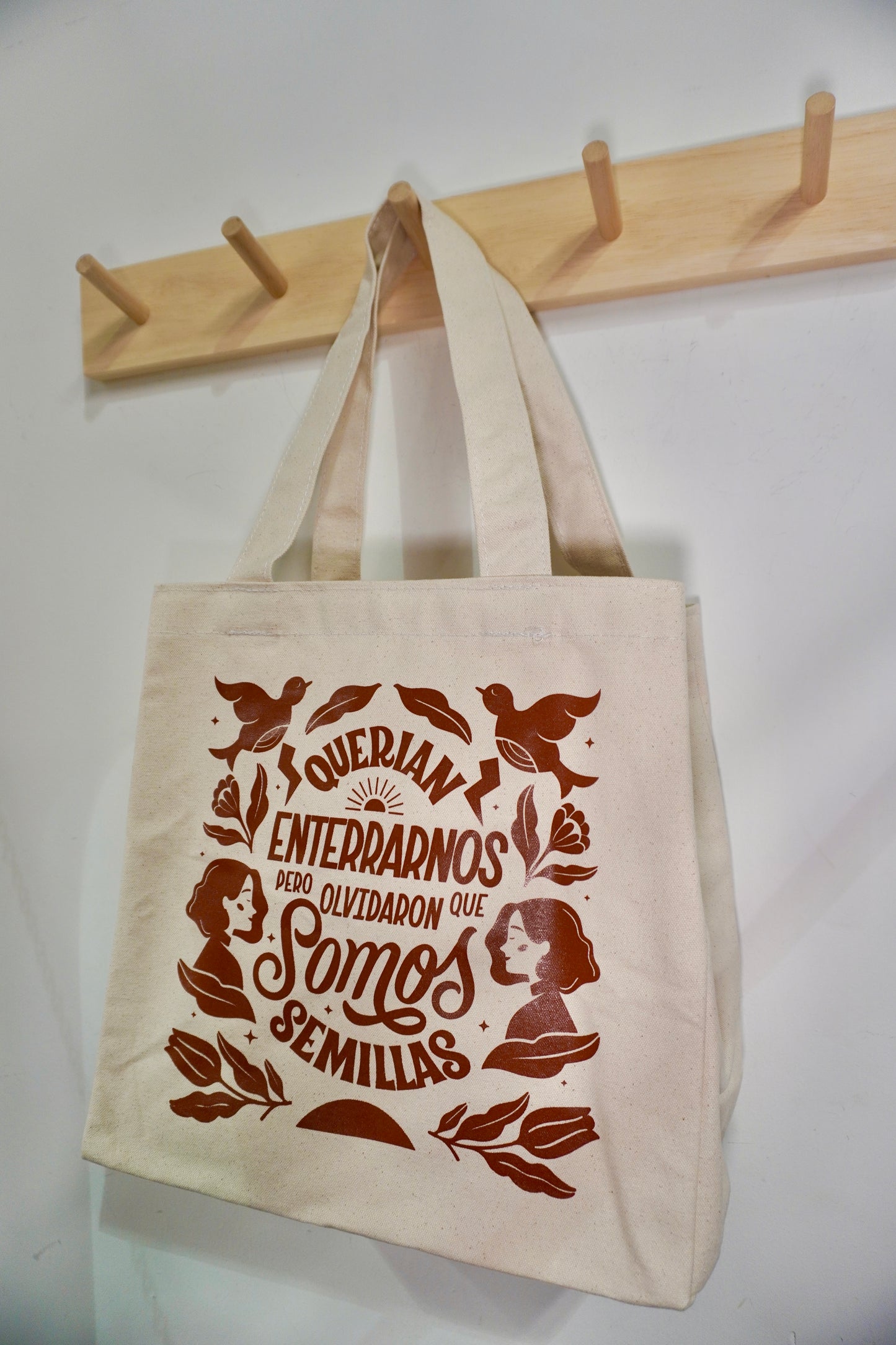 semillas tote bag