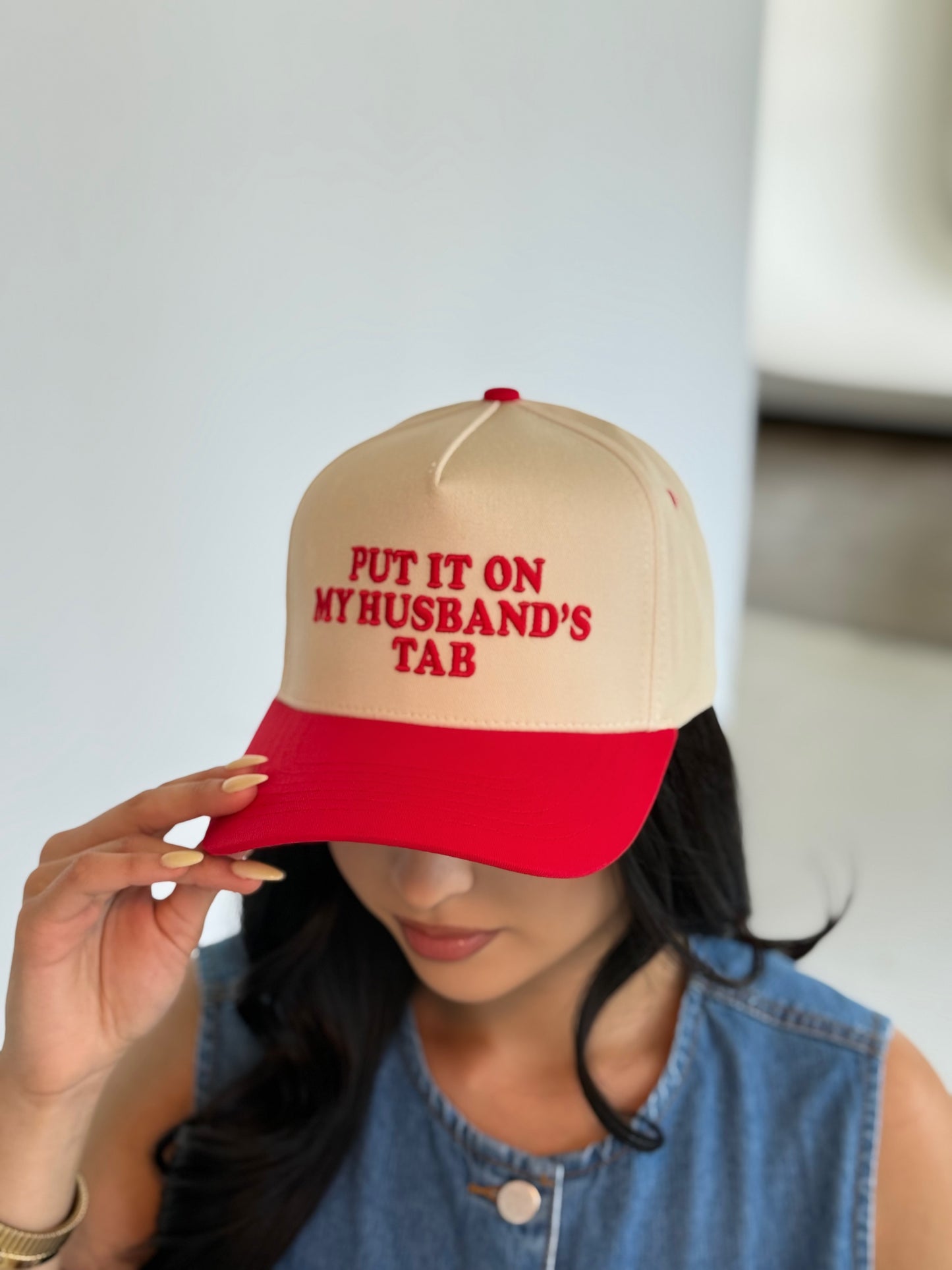 Put it on my husbands tab-red